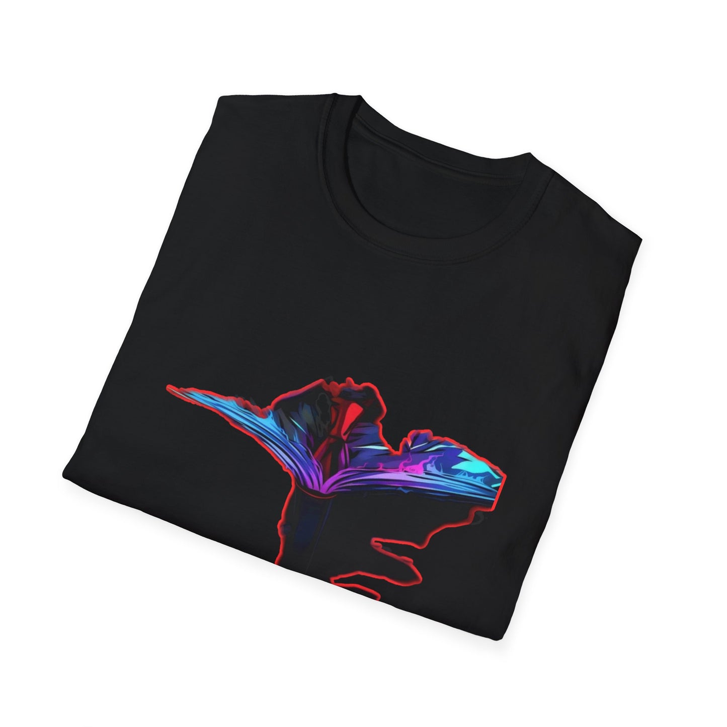 Dn Colorful Artistic Michigan Unisex Softstyle T-Shirt, Casual Wear, Unique Gift, Summer Outfit, Birthday Present, Art Lover's Tee