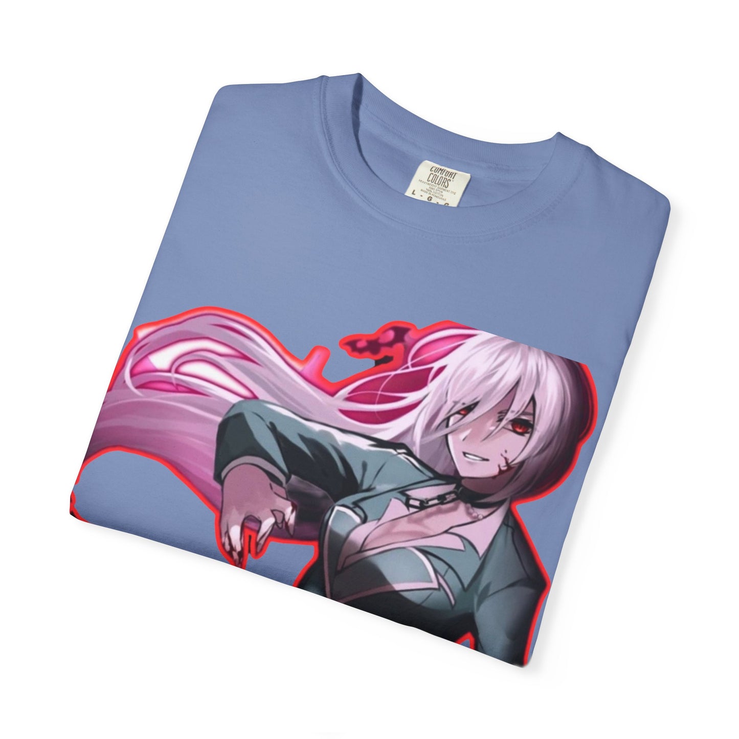 Anime-Themed T-Shirt Featuring Bold Artwork