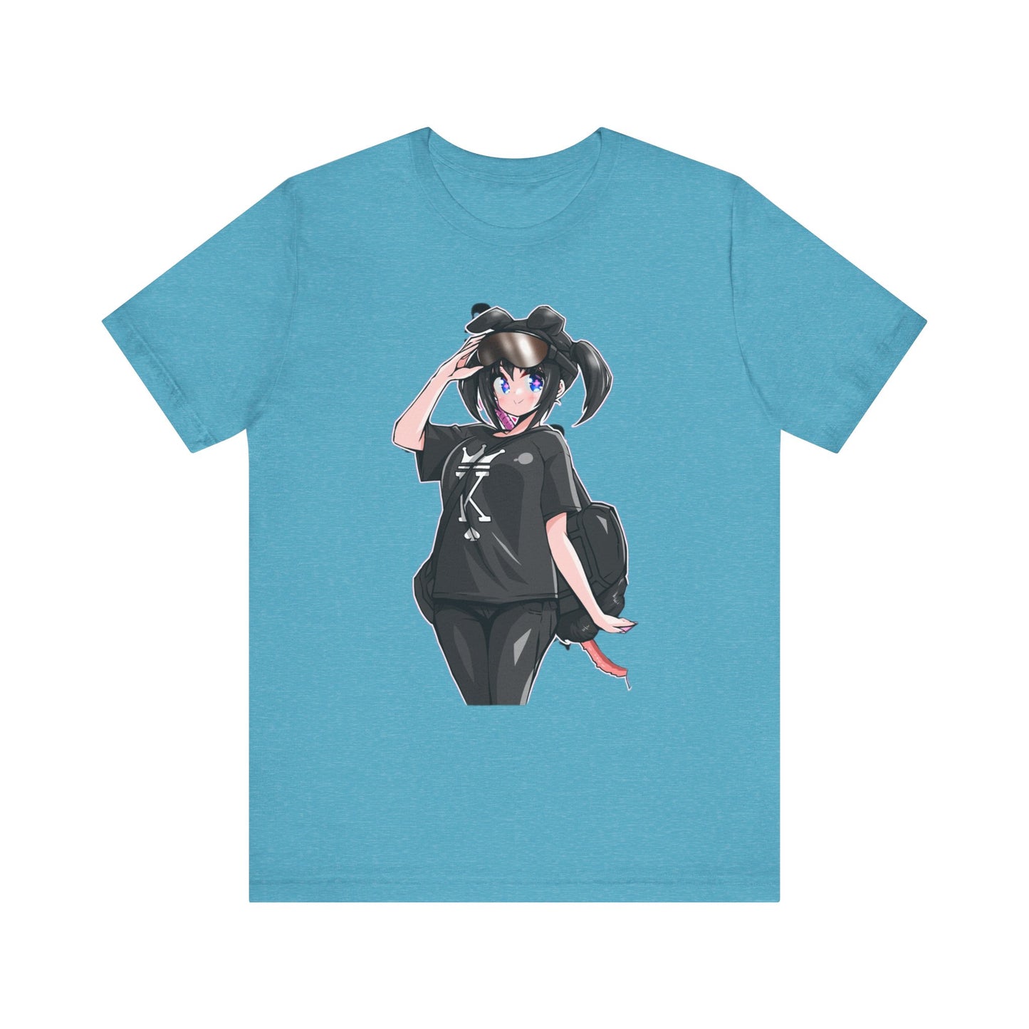 Lewd Anime-Themed Unisex Tee for Fans, Cute Graphic T-Shirt, Comfortable Everyday Wear, Perfect Gift for Anime Lovers, Stylish Casual Top
