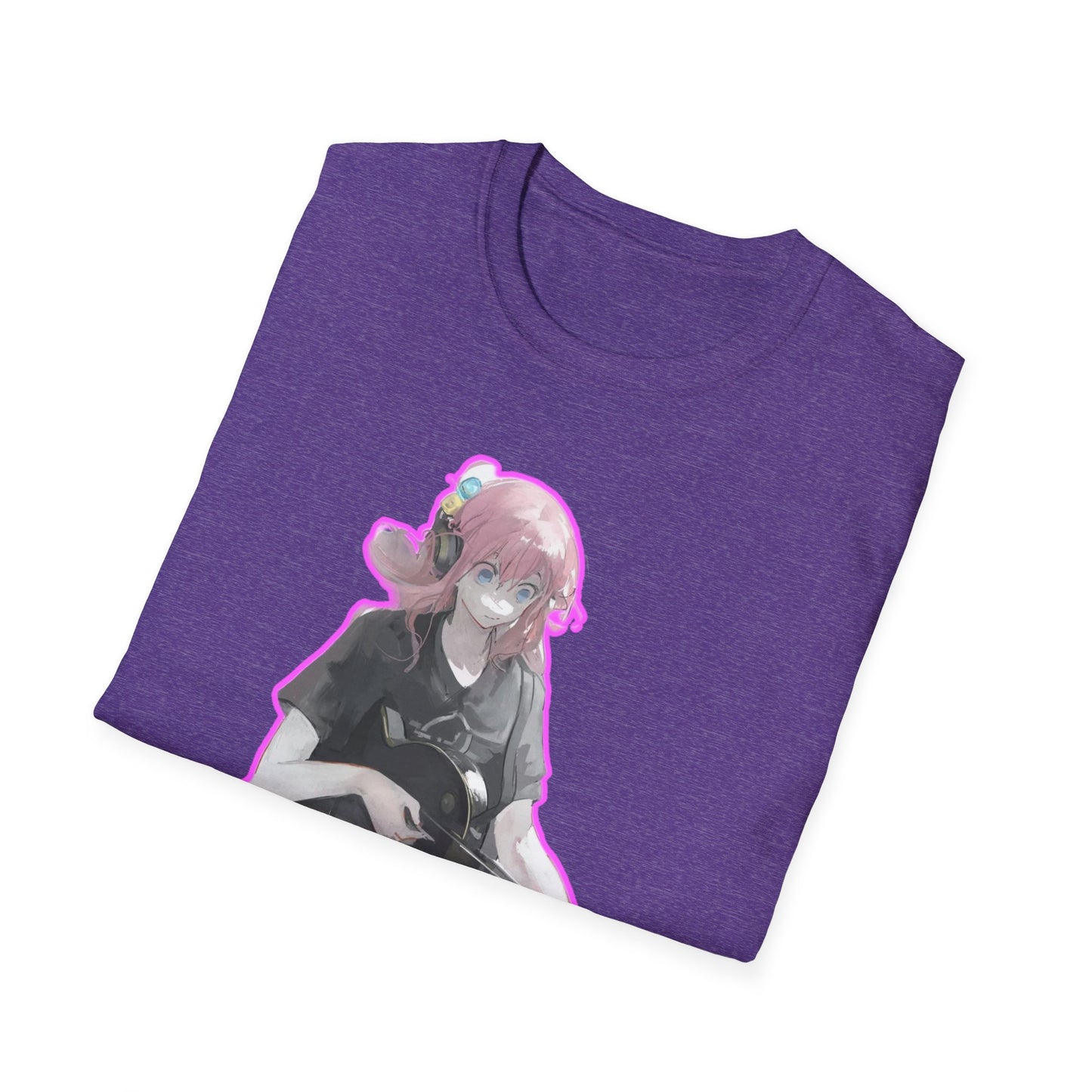 Cool Gamer Girl T-Shirt, Anime Tee, Unisex Softstyle Shirt for Game Lovers, Gift for Birthdays, Casual Wear, Fun Streetwear
