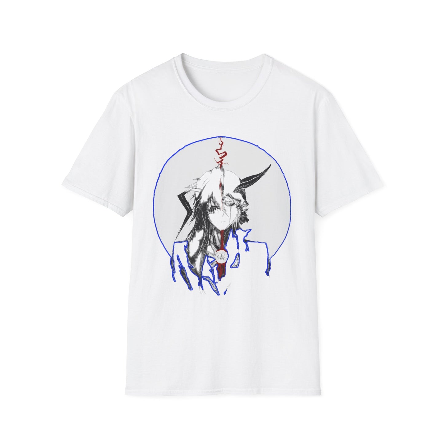 Anime-Inspired bleach 2 Unisex Softstyle T-Shirt, Comfortable Graphic Tee, Casual Wear, Gift for Anime Fans, Lightweight Summer Fashion