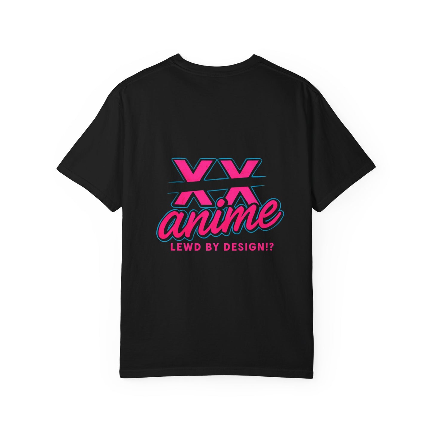 Anime-Inspired lewd type Garment-Dyed T-shirt, Perfect for Anime Fans, Casual Wear, Gift for Holidays, Unique Streetwear Look, Comfortable Summer Tee