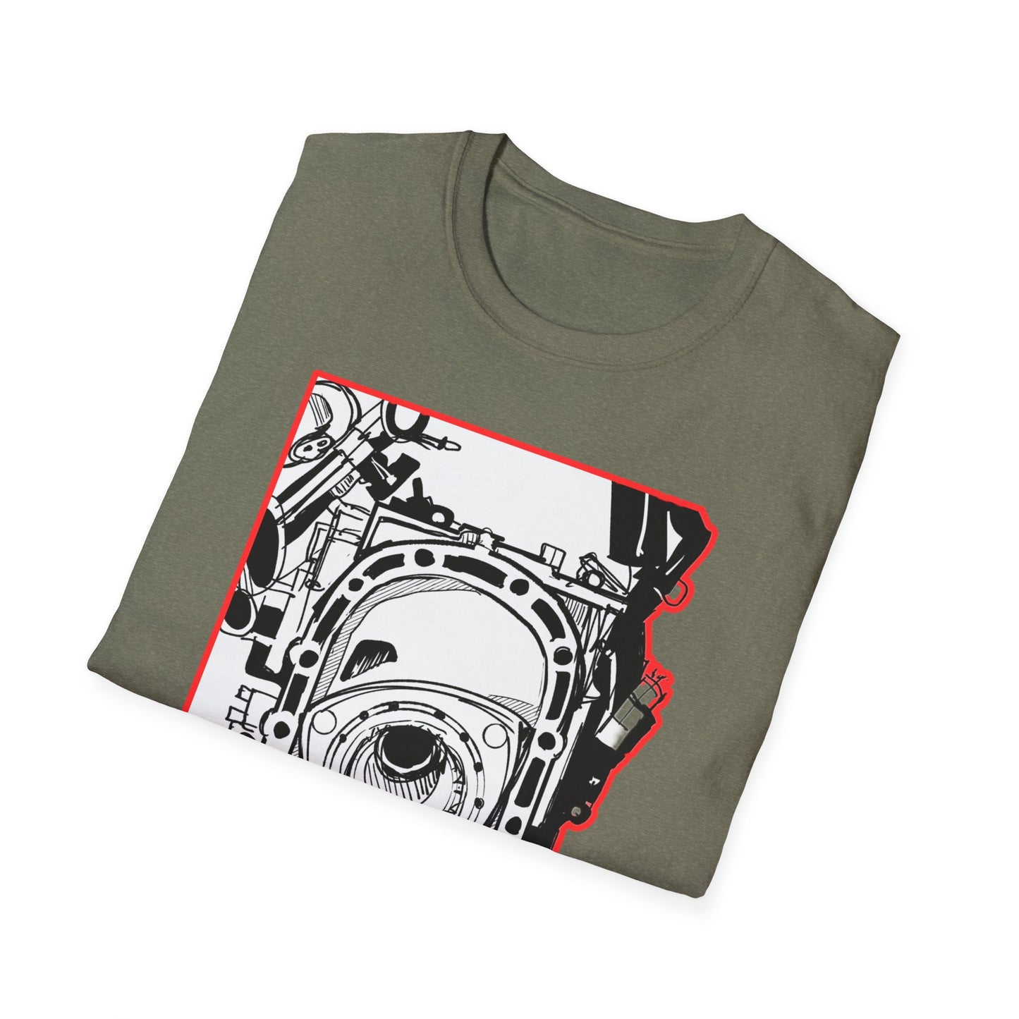 Automotive initial D 16 Eye Art T-Shirt, Gearhead Apparel, Car Enthusiast Gift, Unique Graphic Tee, Vehicle Lover's Top, Creative Statement Shirt