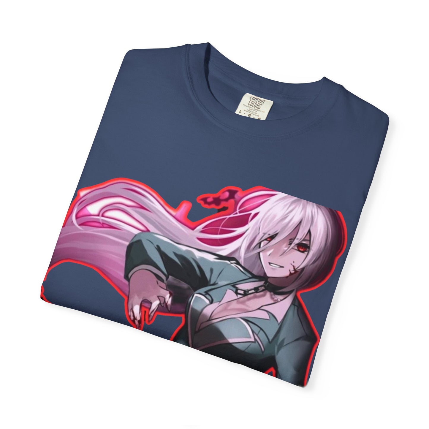 Anime-Themed T-Shirt Featuring Bold Artwork