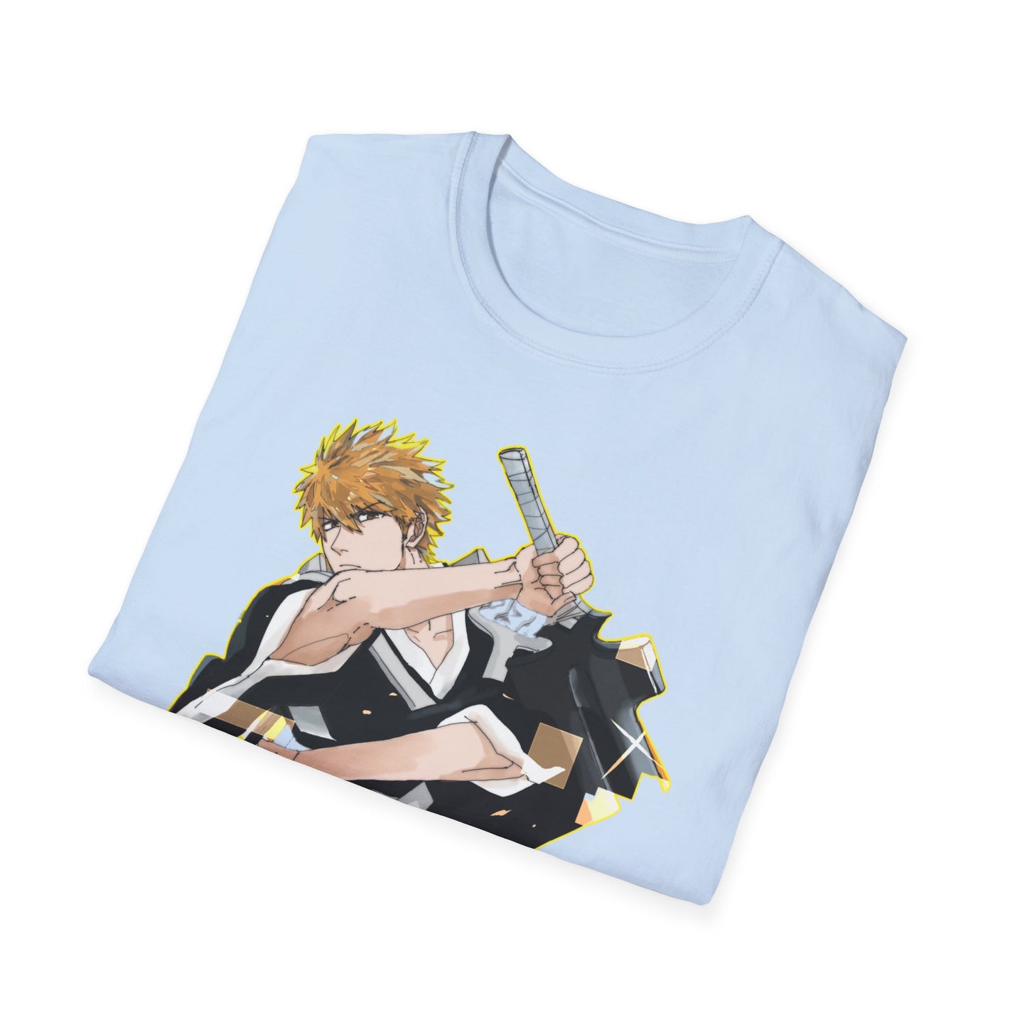 Bleach 12 Anime Unisex T-Shirt, Ichigo Graphic Tee, Softstyle Shirt, Gift for Fans, Casual Wear, Anime Merchandise