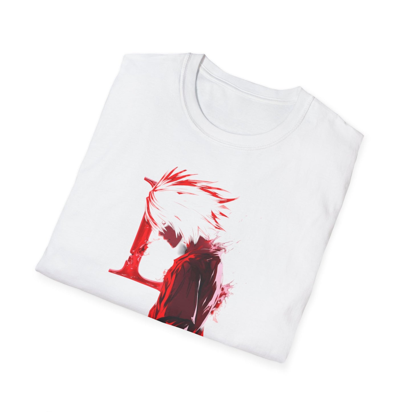 Dn Anime-Inspired Unisex Softstyle T-Shirt, Retro Anime Tee, Gifts for Otaku, Casual Wear, Unique Graphic Shirt