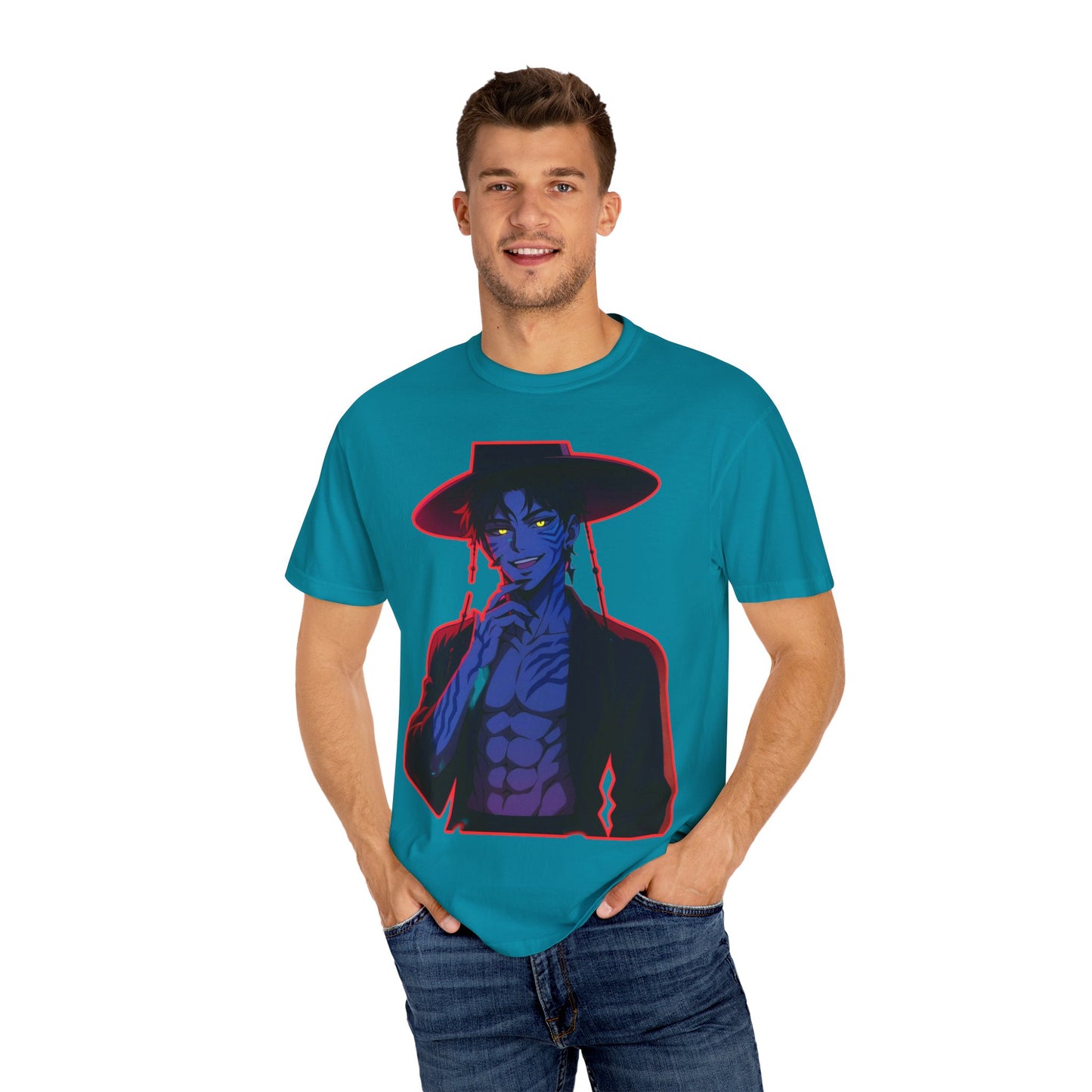 Kpop Anime-Inspired Unisex T-Shirt, Retro Anime Tee, Cool Graphic Shirt, Gift for Anime Lovers, Fashionable Streetwear