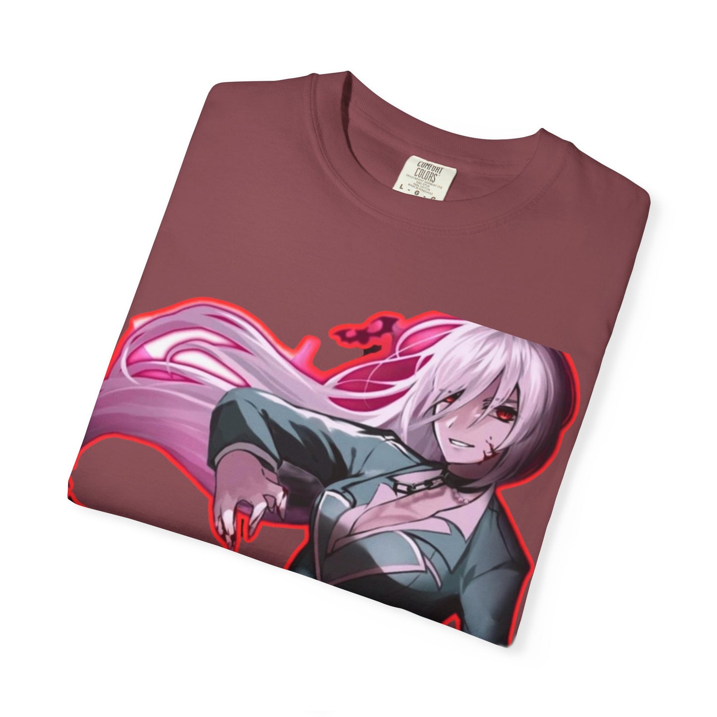 Anime-Themed T-Shirt Featuring Bold Artwork