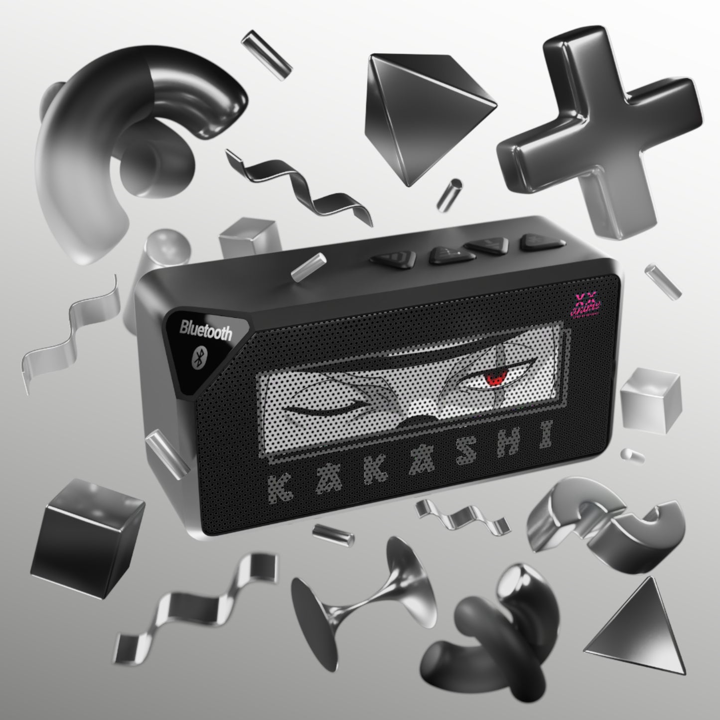 Cool Bluetooth Speaker, Anime Sound System, LED Decor, Portable Audio, Tech Gift, Party Essential