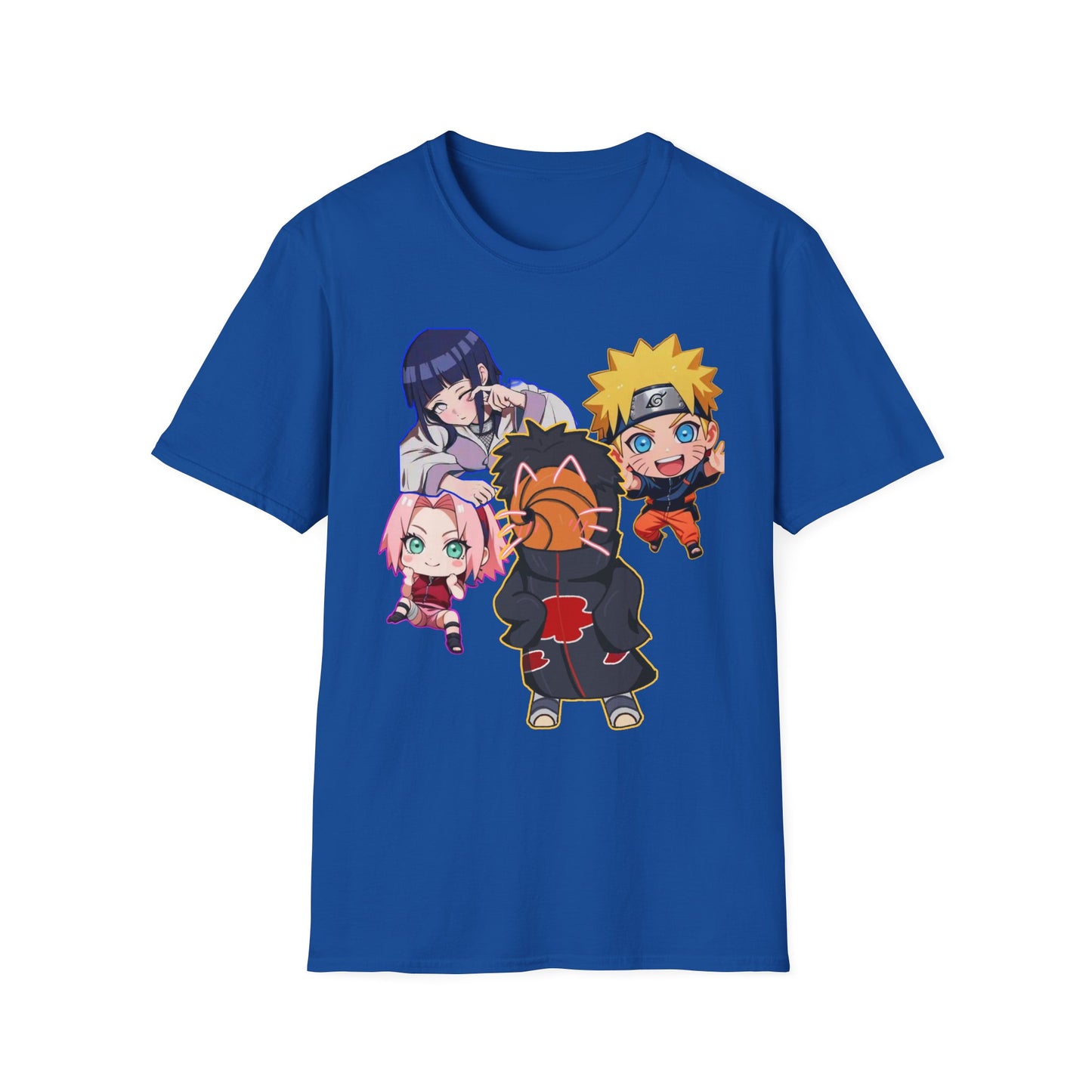 Anime Character Naruto 3T-Shirt, Softstyle Tee for Fans, Gift for Comic Lovers, Unisex Casual Shirt, Birthday Celebration Apparel, Otaku Fashion