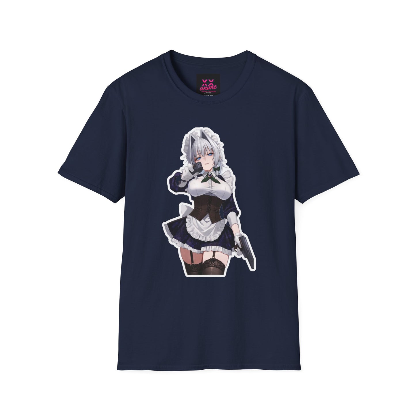 Anime-Inspired Unisex lewd gun T-Shirt - Fun, Playful Design, Perfect for Anime Lovers, Cosplay, Gifts, Casual Wear, and Conventions