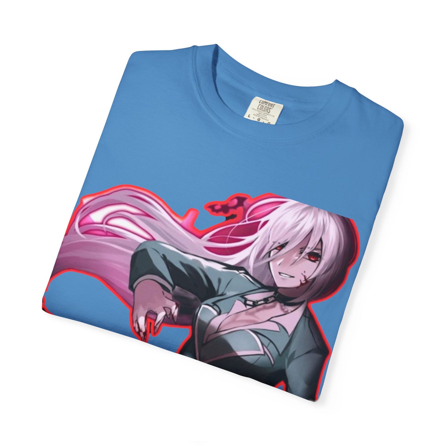 Anime-Themed T-Shirt Featuring Bold Artwork