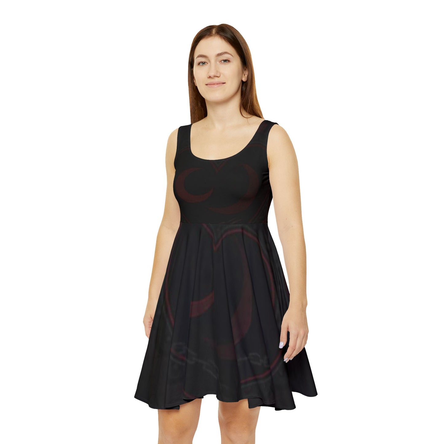 Stay lewd Skater Dress, Stylish AOP Dress for Casual Wear, Summer Parties, Festivals, Date Night, Outfit Upgrade