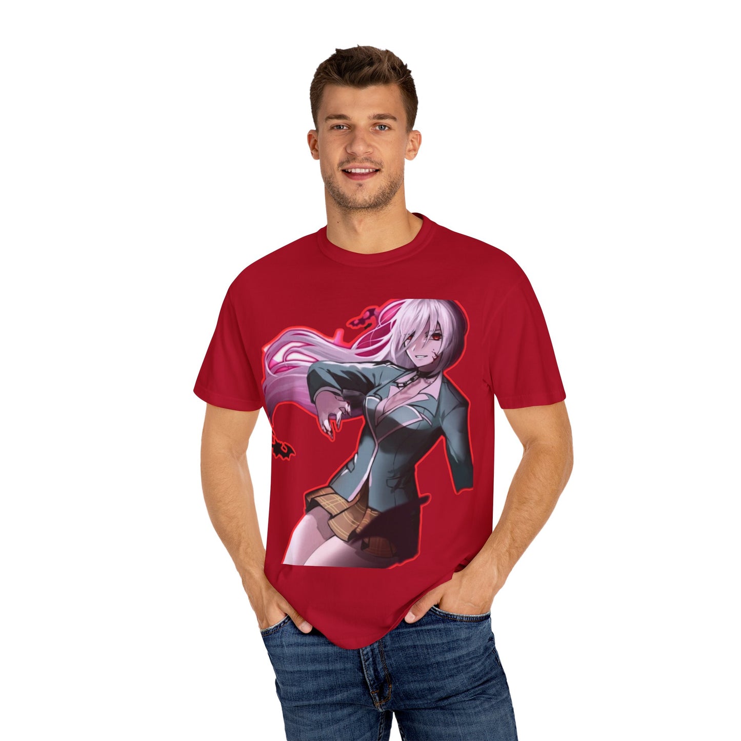 Anime-Themed T-Shirt Featuring Bold Artwork