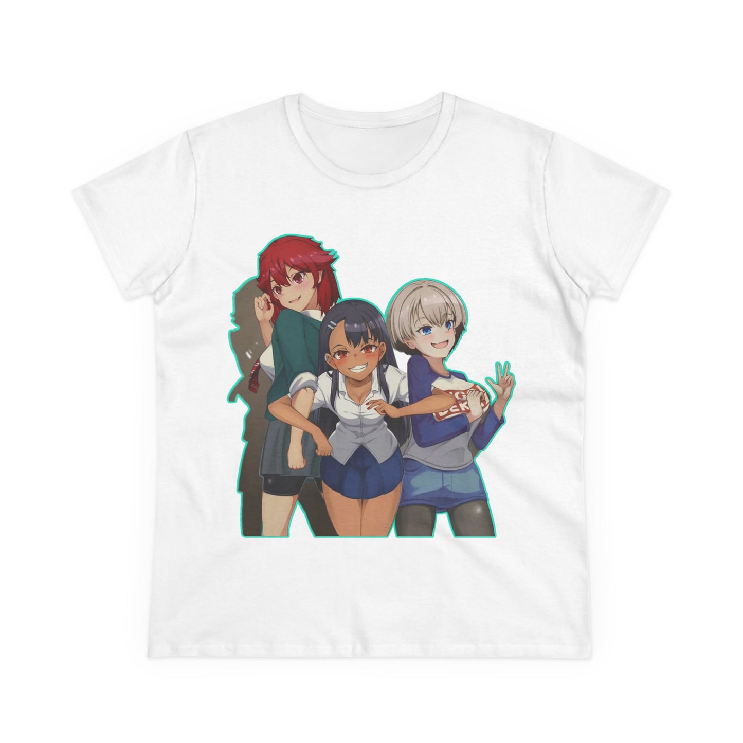 Anime-Inspired Tomo chan is a girl Women's Cotton Tee, Casual Graphic Shirt, Cosplay Tee, Gift for Anime Fans, Cute Manga Shirt
