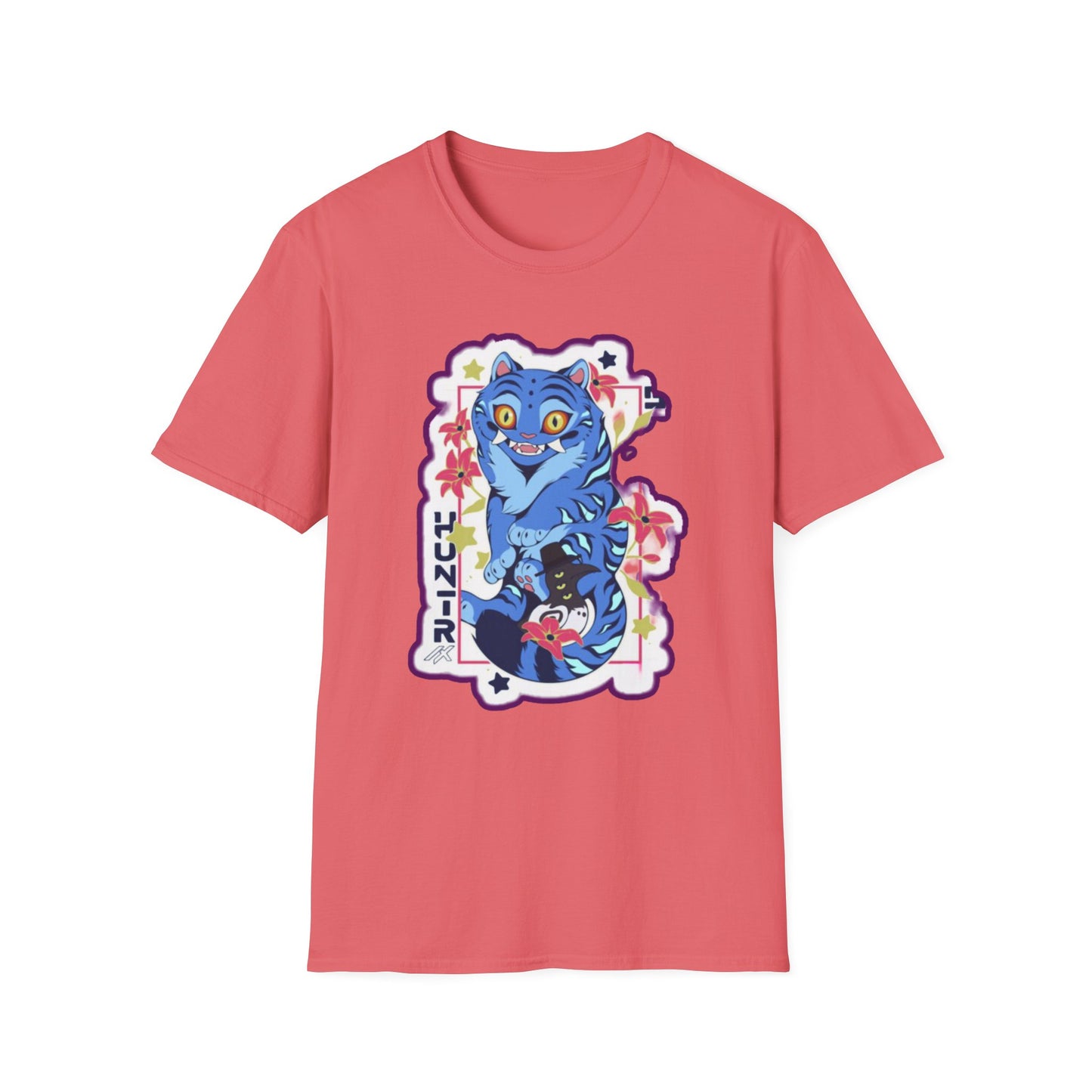 Whimsical Cartoon idol tiger 2 Graphic T-Shirt, Fun Unisex Tee for Kids and Teens, Perfect for Birthdays, Gifts, Casual Wear, Unique Playful Design