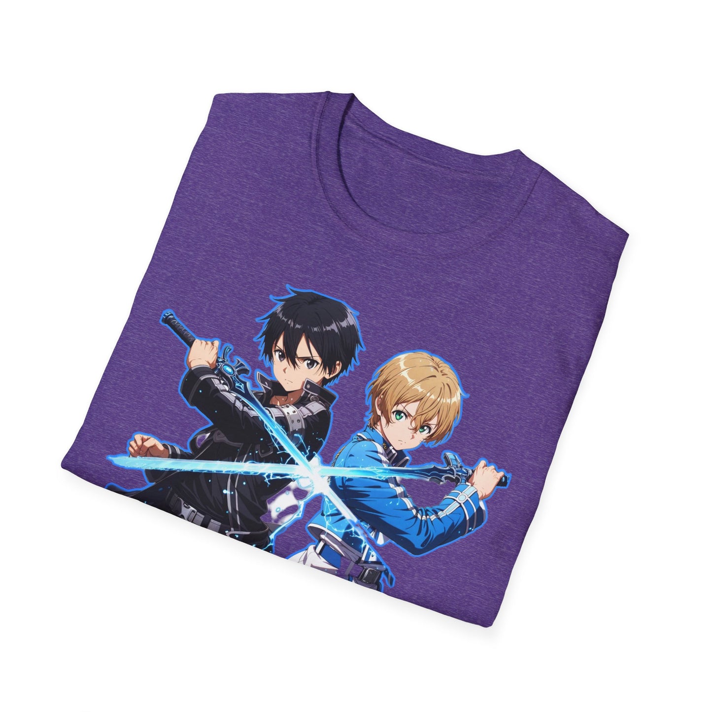 Anime-Inspired sao 10 Unisex Softstyle T-Shirt, Casual Wear, Gift for Otaku, Birthday Present, Soft Graphic Tee