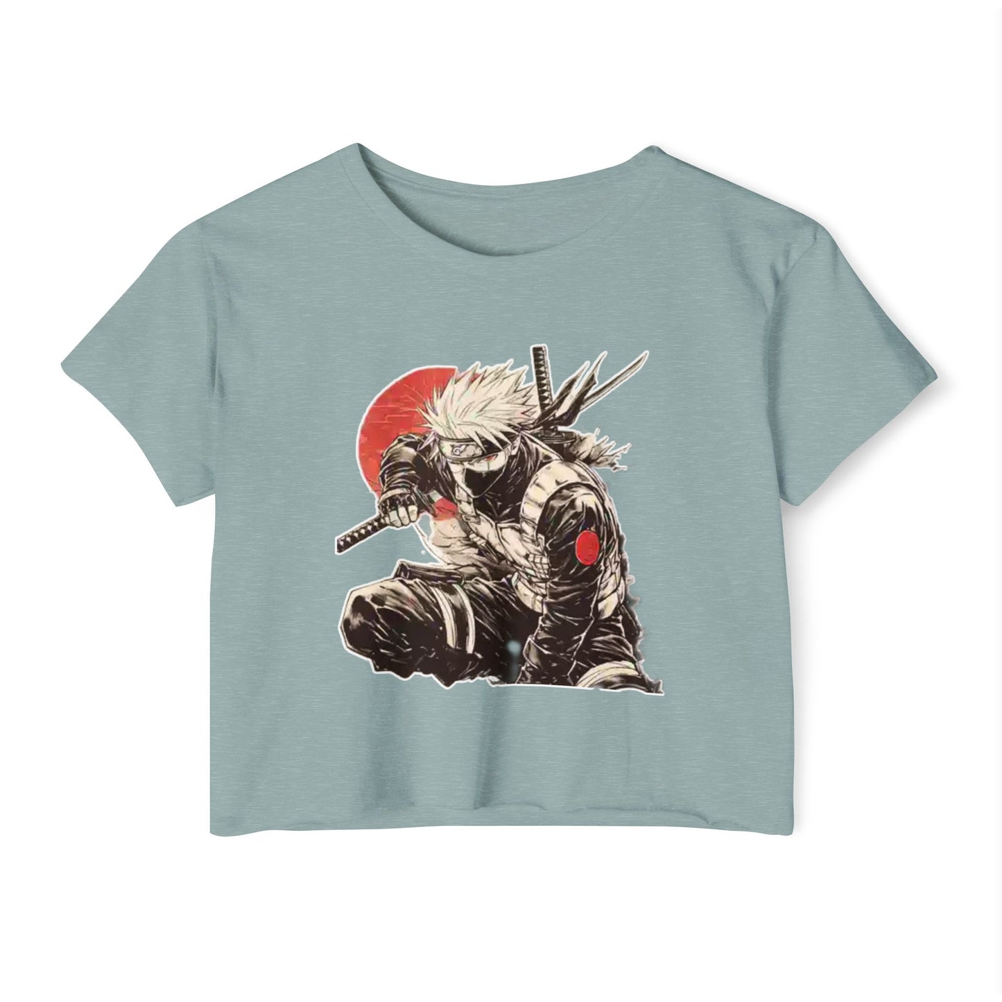 Anime-Inspired Women's naruto 2 Festival Crop Top, Trendy Crop Top, Cute Streetwear, Gift for Anime Lovers, Summer Festival Outfit, Edgy Anime Tee