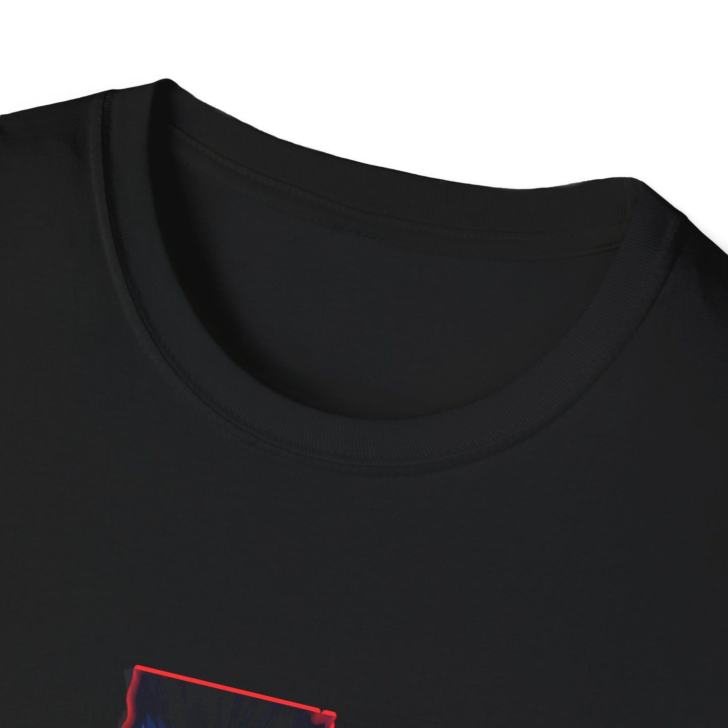Dn Cosmic Illusion Unisex Softstyle T-Shirt | Space Art Tee, Sci-Fi Apparel, Casual Wear, Unique Gift, Graphic Tee