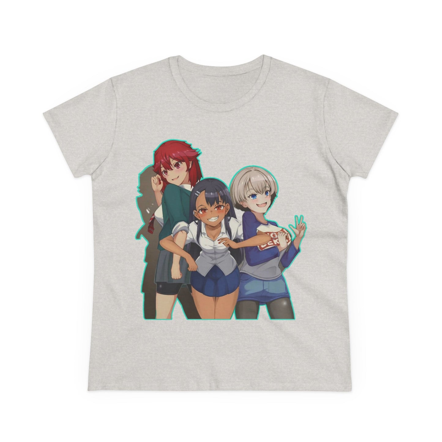 Anime-Inspired Tomo chan is a girl Women's Cotton Tee, Casual Graphic Shirt, Cosplay Tee, Gift for Anime Fans, Cute Manga Shirt