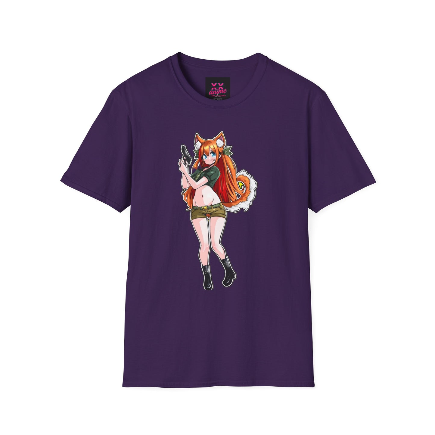 Anime lewd Graphic Tee, Casual Unisex T-Shirt, Trendy Character Shirt, Cute Gift for Anime Lovers, Streetwear for Fans
