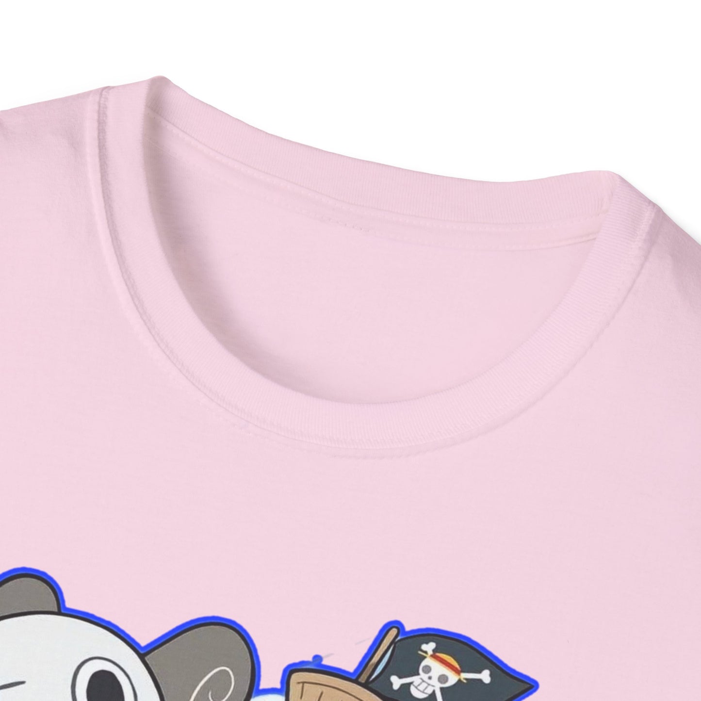Cute Cartoon Character one piece 7 T-Shirt, Graphic Tee for Anime Lovers, Unisex Gift, Casual Wear, Softstyle Shirt
