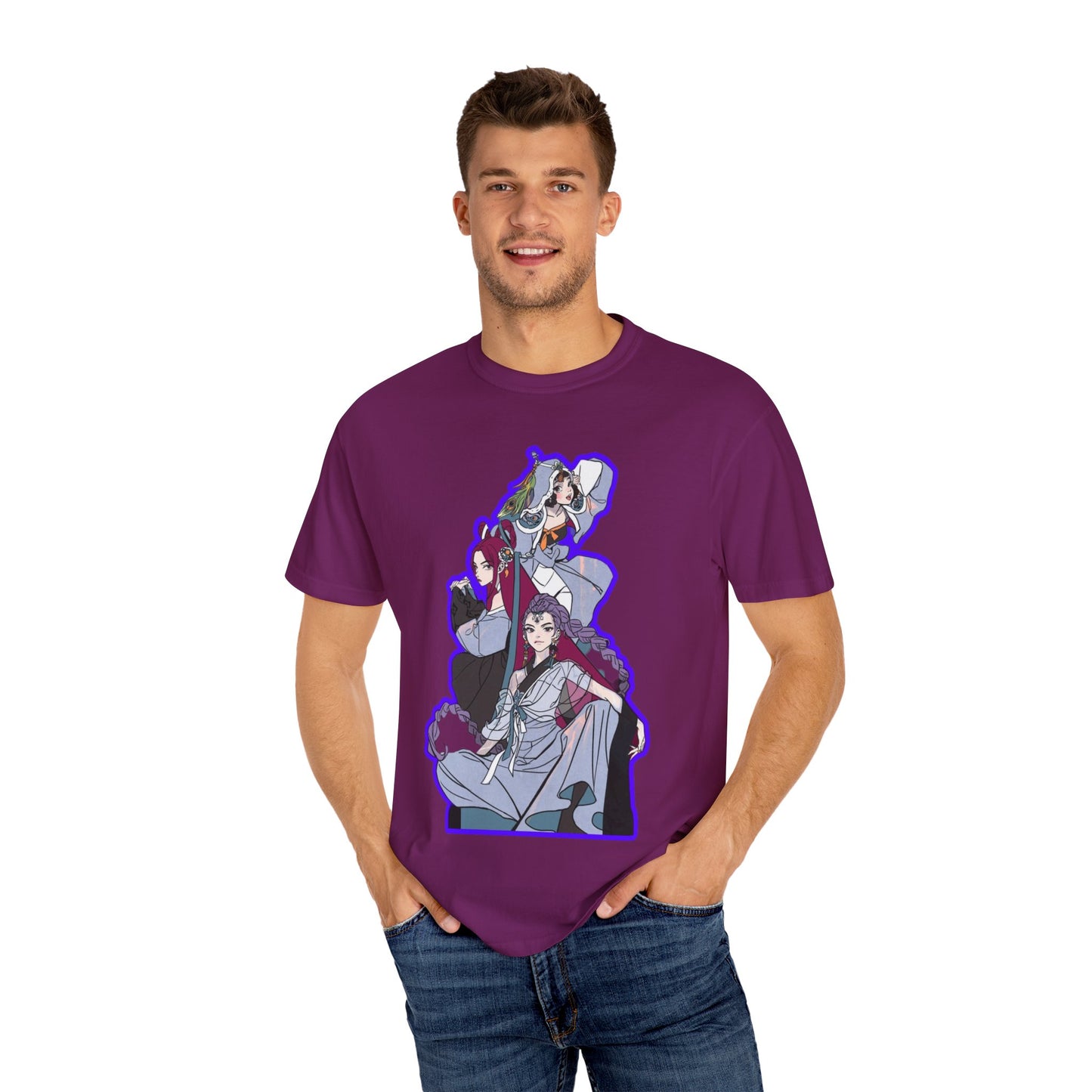 Anime-Inspired kpop Graphic Tee with Bold Text, Perfect for Fans of Japanese Culture, Casual Wear, Anime Conventions, Gift for Otaku