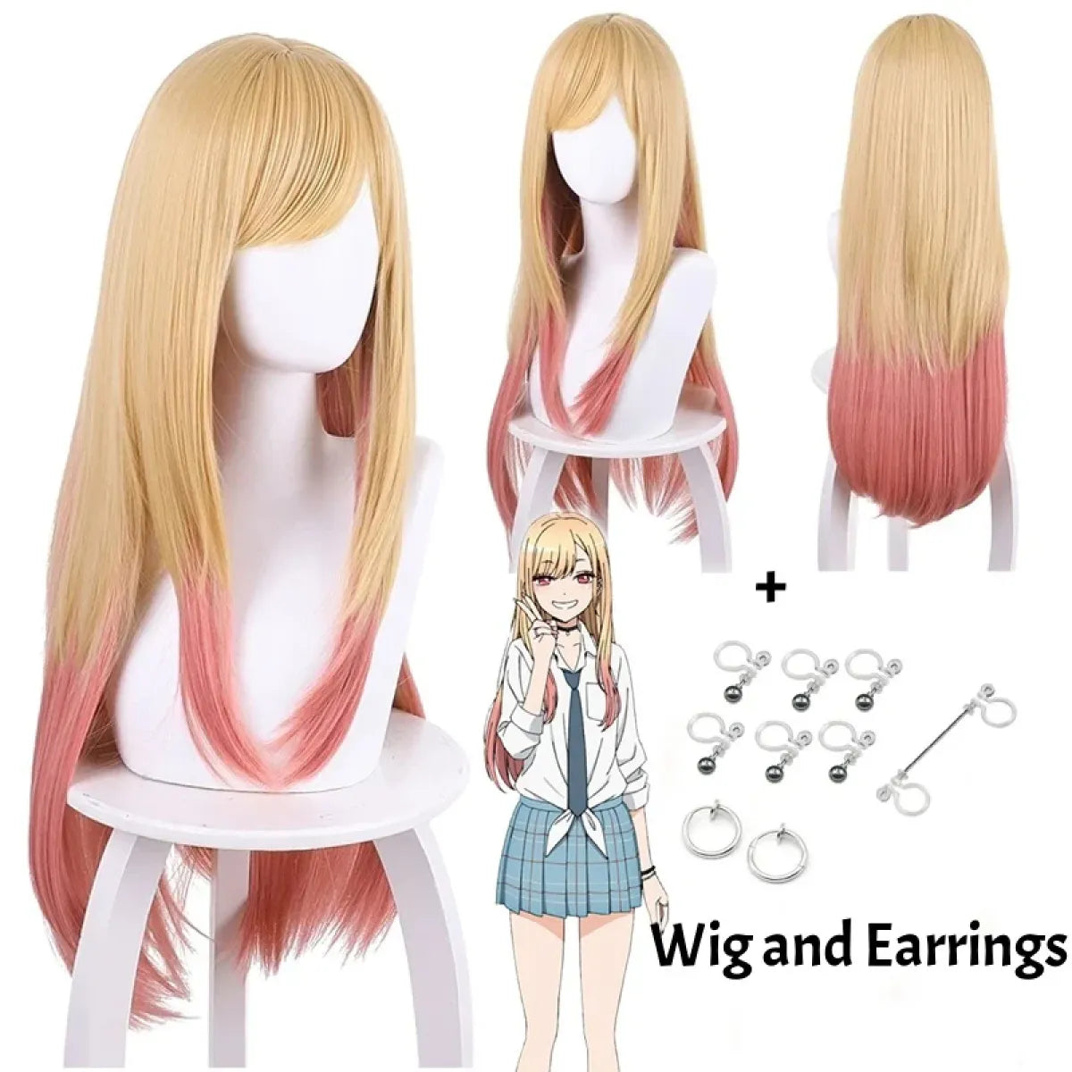 Kitagawa Marin School Uniform Cosplay β My Dress-Up Darling Set for Women