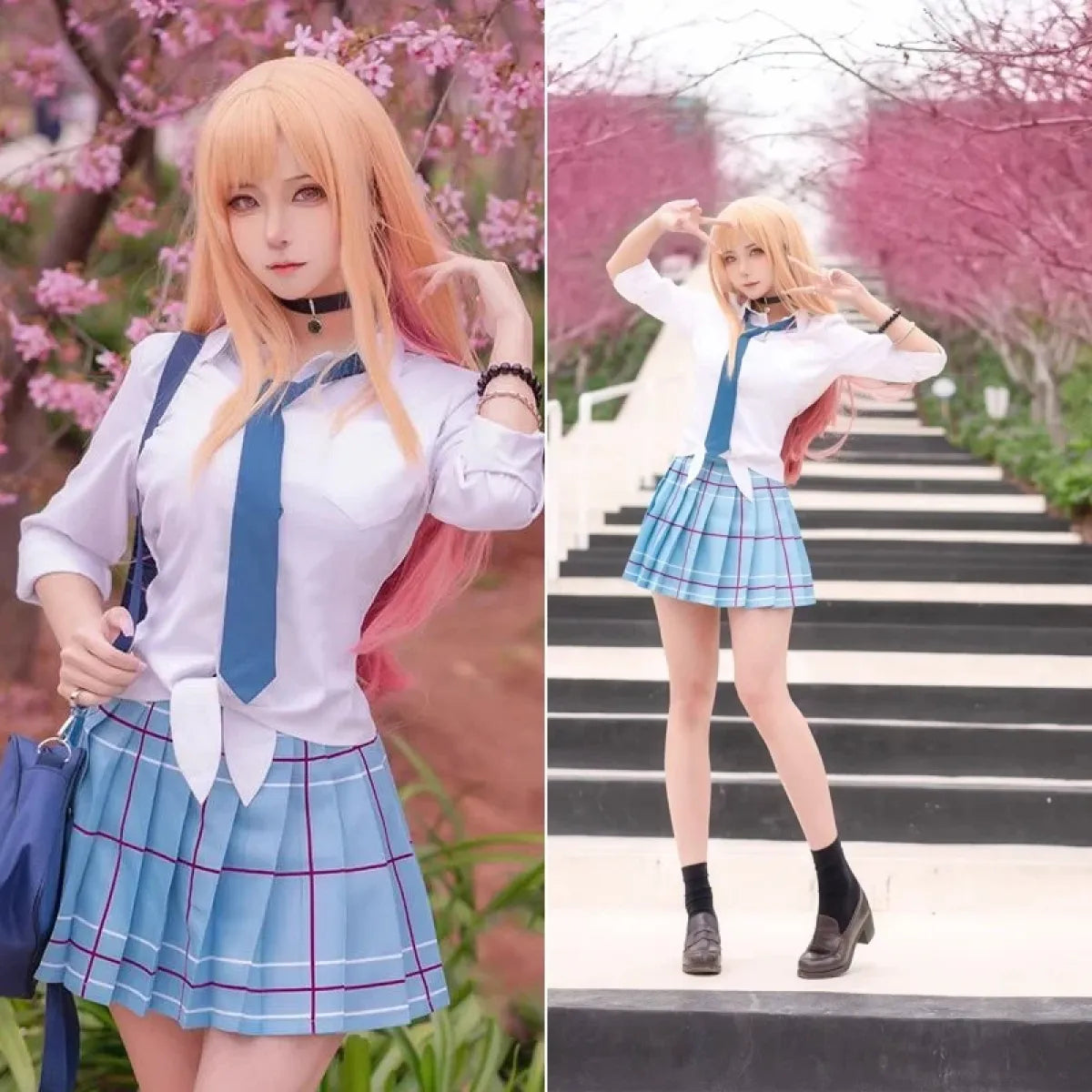 Kitagawa Marin School Uniform Cosplay β My Dress-Up Darling Set for Women