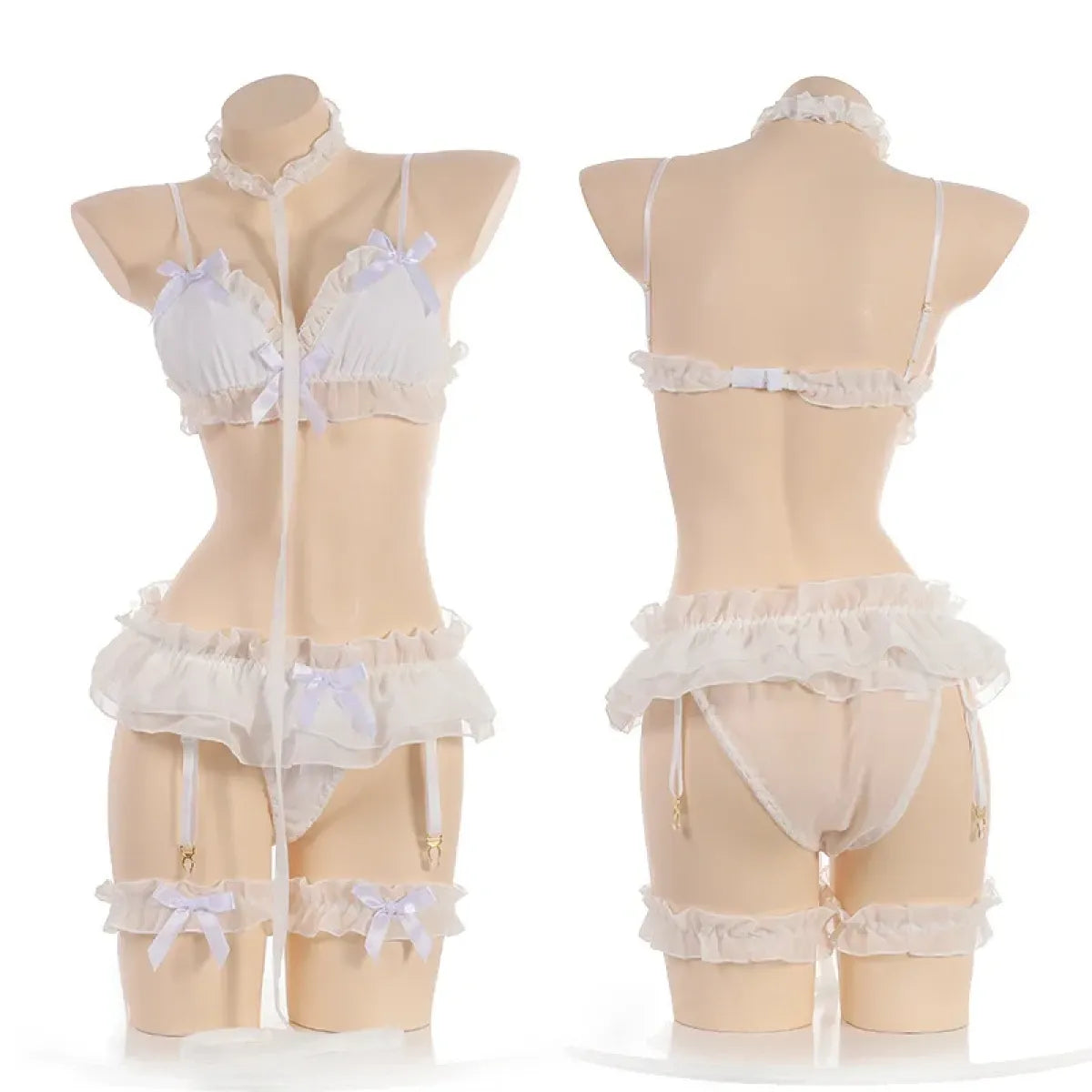 Lace Ruffle Maid Lingerie
