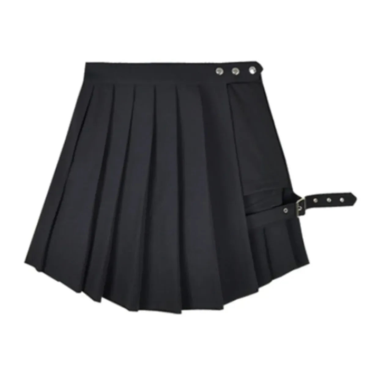 Pleated Gothic Mini Skirt β High Waist Punk Cosplay Shorts