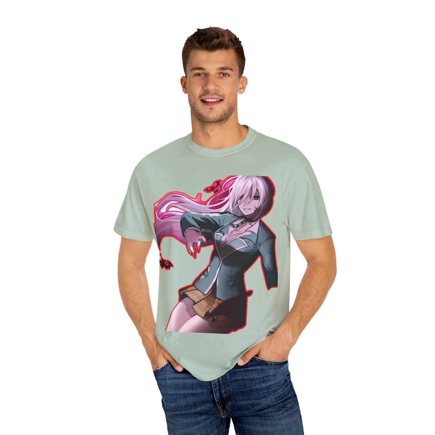 Anime-Themed T-Shirt Featuring Bold Artwork