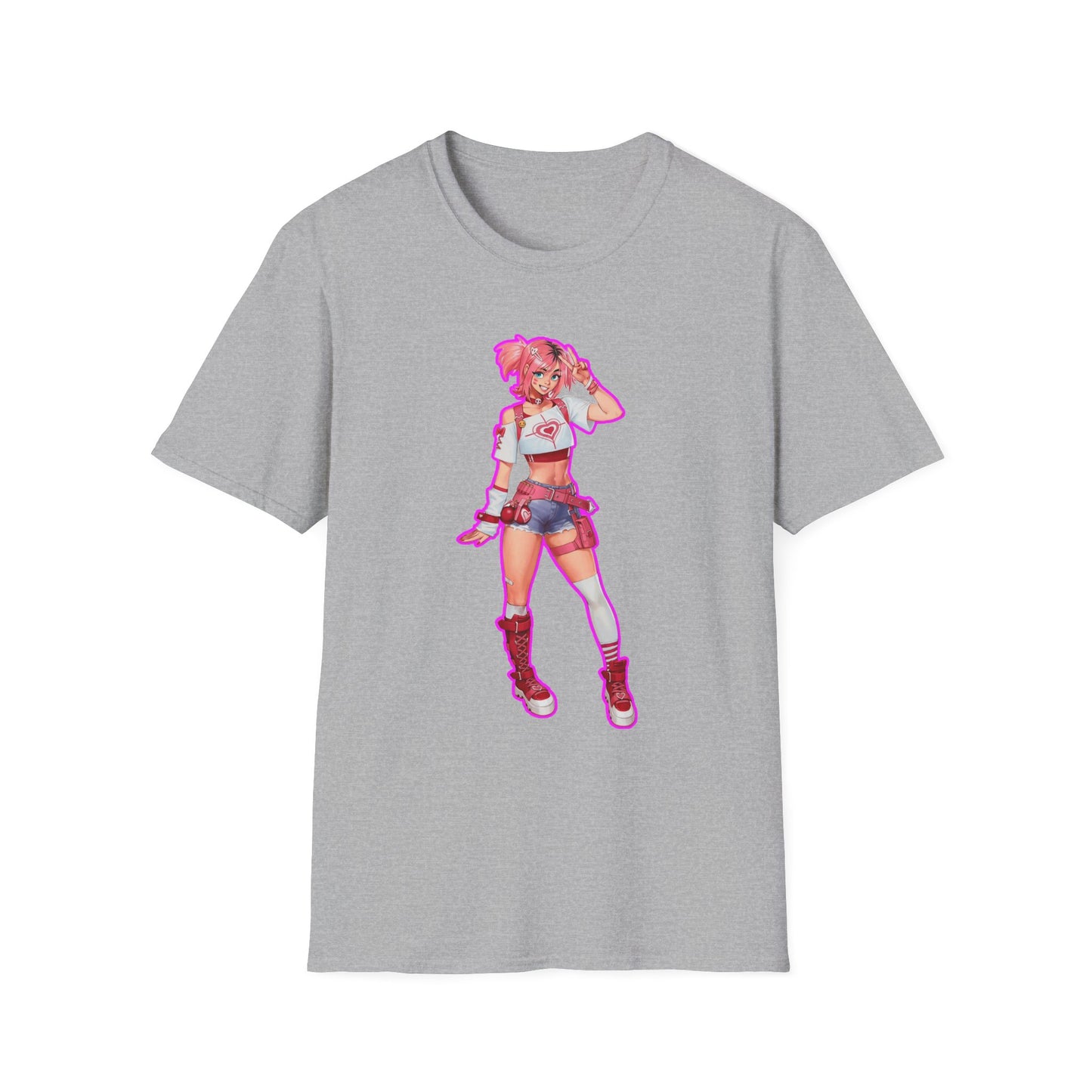 Vibrant Graphic spooky season fortnite 2Tee, Unisex Softstyle T-Shirt, Trendy Casual Wear, Perfect for Parties, Gift for Anime Lovers, Unique Statement Shirt