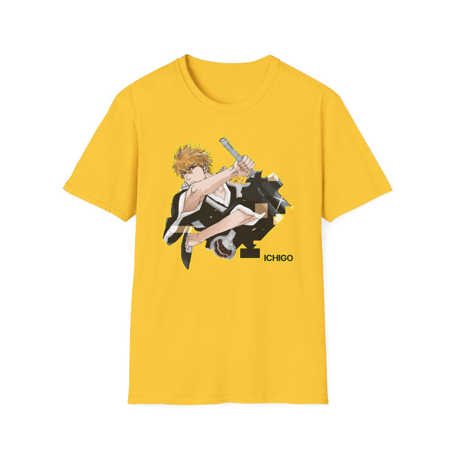 Bleach 12 Anime Unisex T-Shirt, Ichigo Graphic Tee, Softstyle Shirt, Gift for Fans, Casual Wear, Anime Merchandise
