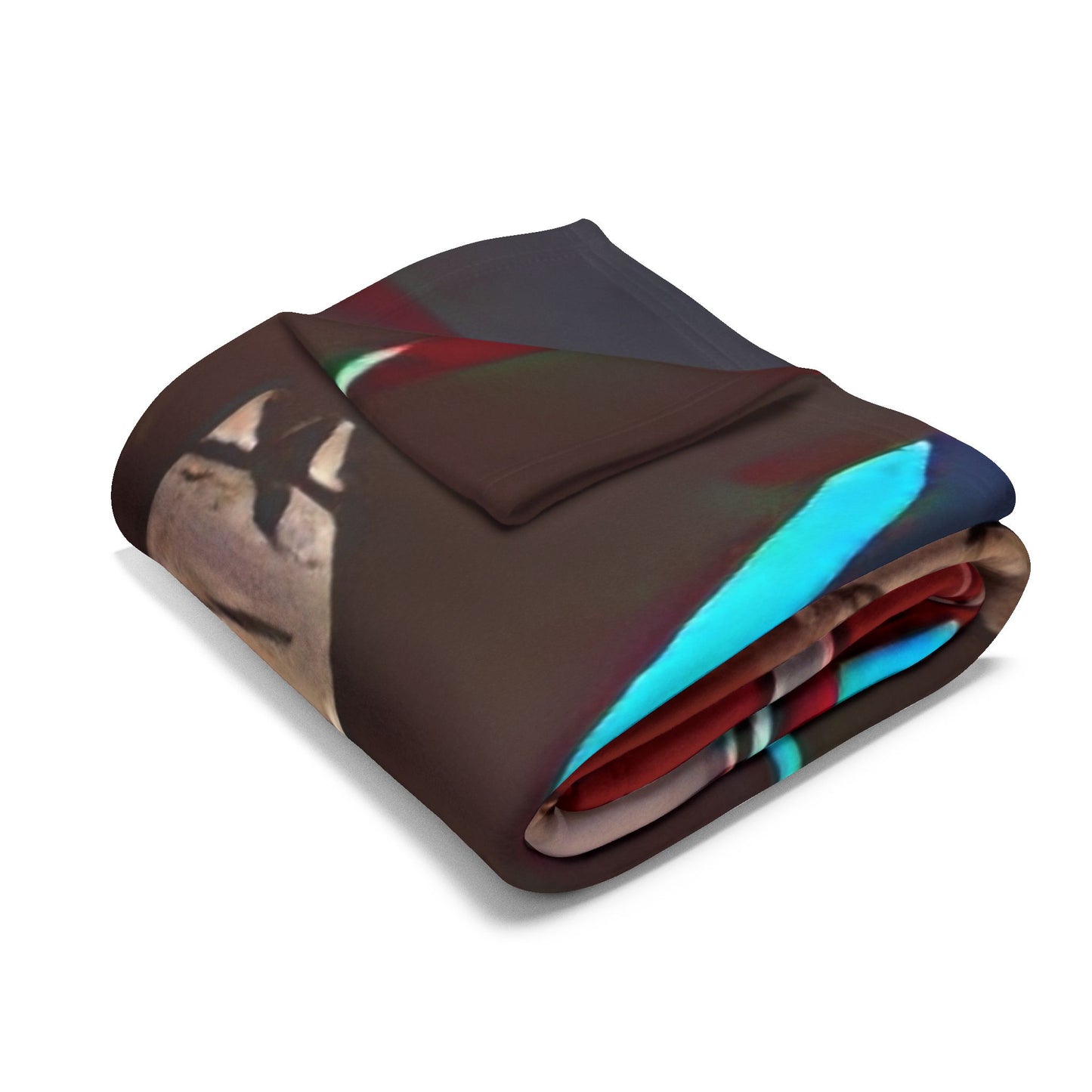 Cozy Arctic erased Fleece Blanket - Perfect for Anime Lovers, Home Decor, Snuggling, Gifts for Her, Cozy Nights