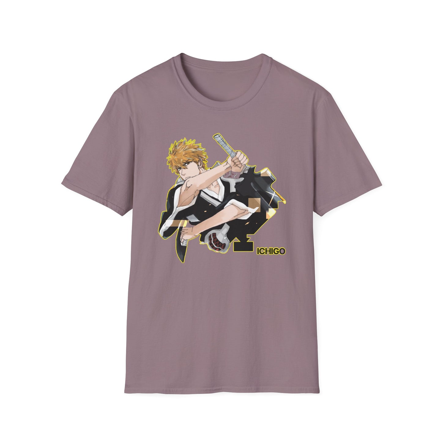 Bleach 12 Anime Unisex T-Shirt, Ichigo Graphic Tee, Softstyle Shirt, Gift for Fans, Casual Wear, Anime Merchandise