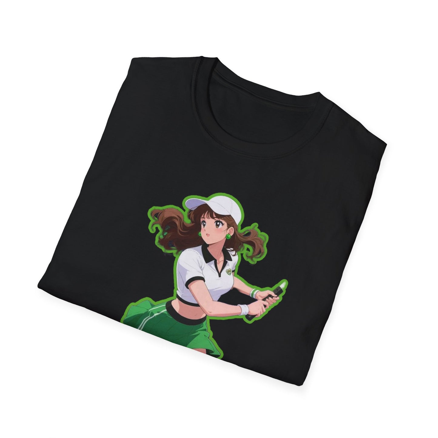 Playful Anime sailor moon 4 Character T-Shirt, Unisex Softstyle Tee, Casual Graphic Shirt, Gift for Anime Lovers, Fun Everyday Wear, Otaku Merchandise