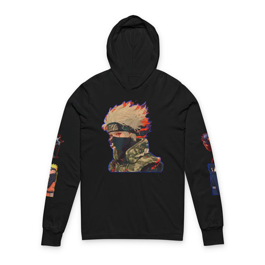 Anime-Inspired  naruto Unisex Hoodie, Long Sleeve Tee for Fans, Cozy Streetwear, Gifts for Nerds, Casual Fashion Statement