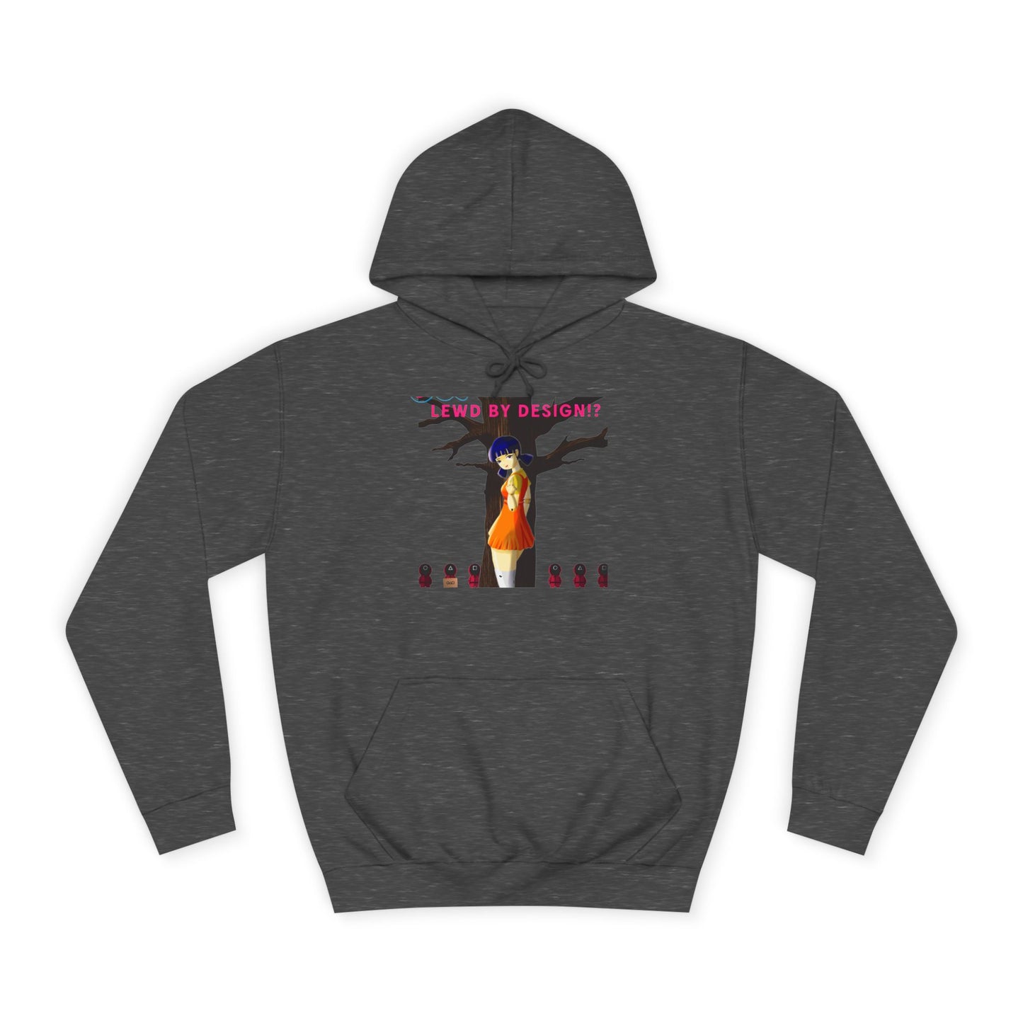 Trendy Anime College Hoodie, Cozy Unisex Sweatshirt, Perfect Gift for Students, Casual Streetwear, Unique Graphic Pullover