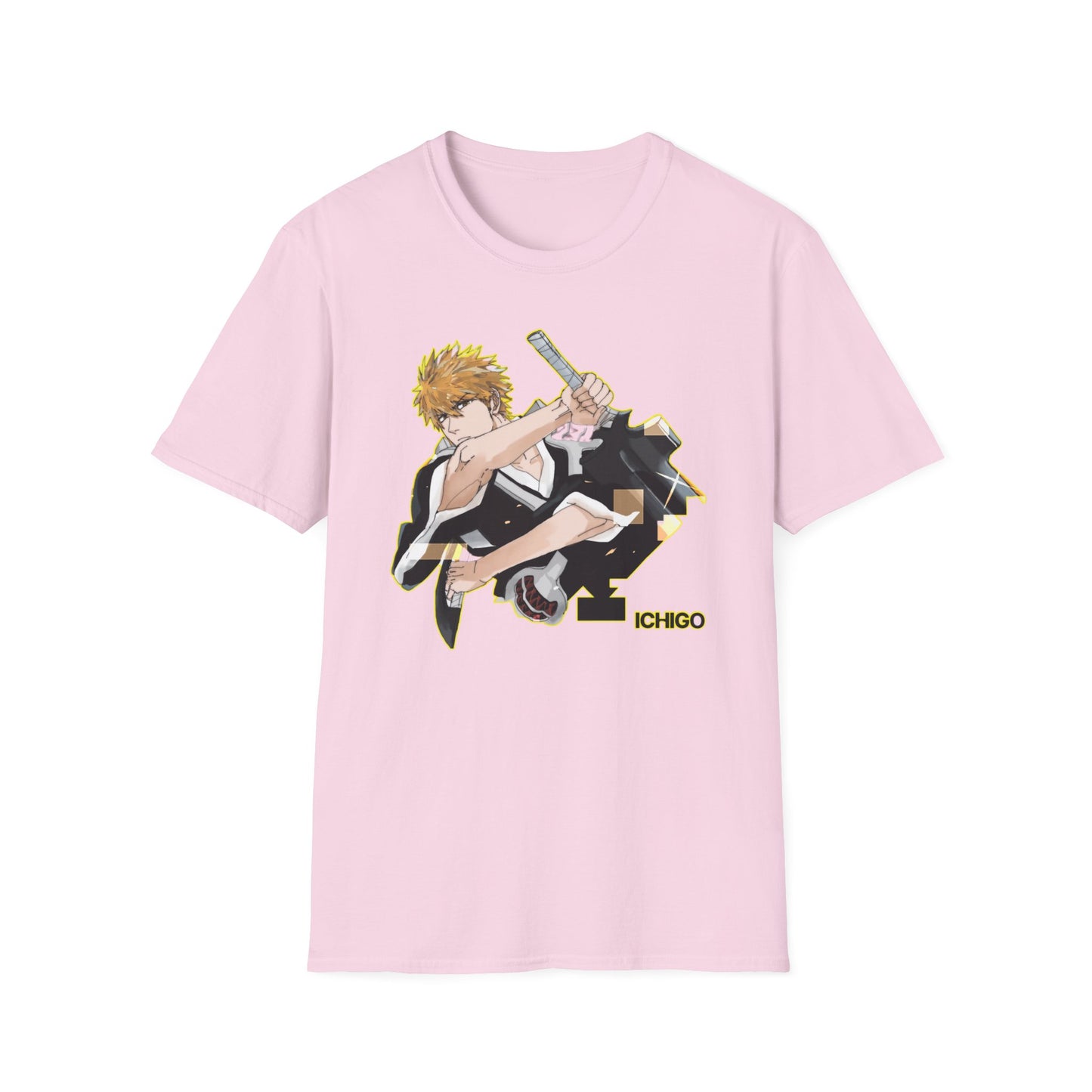 Bleach 12 Anime Unisex T-Shirt, Ichigo Graphic Tee, Softstyle Shirt, Gift for Fans, Casual Wear, Anime Merchandise