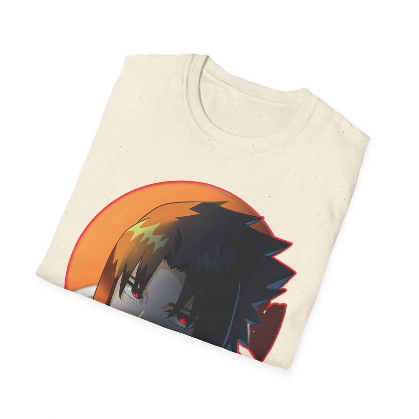 Anime-Inspired naruto Unisex Softstyle T-Shirt with Cool Character Design, Graphic Tee for Fans, Perfect for Gifts, Casual Wear, Unisex Apparel