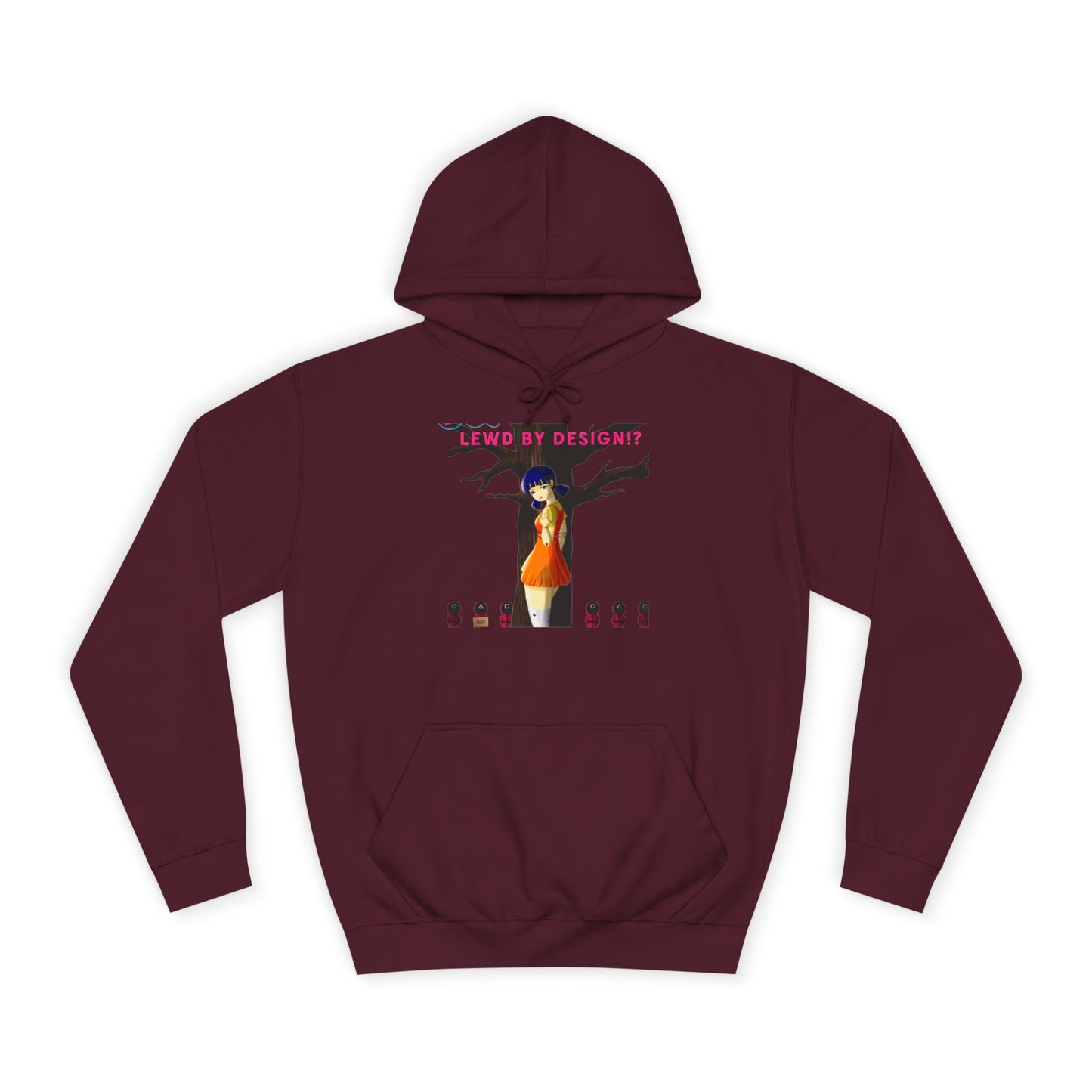 Trendy Anime College Hoodie, Cozy Unisex Sweatshirt, Perfect Gift for Students, Casual Streetwear, Unique Graphic Pullover