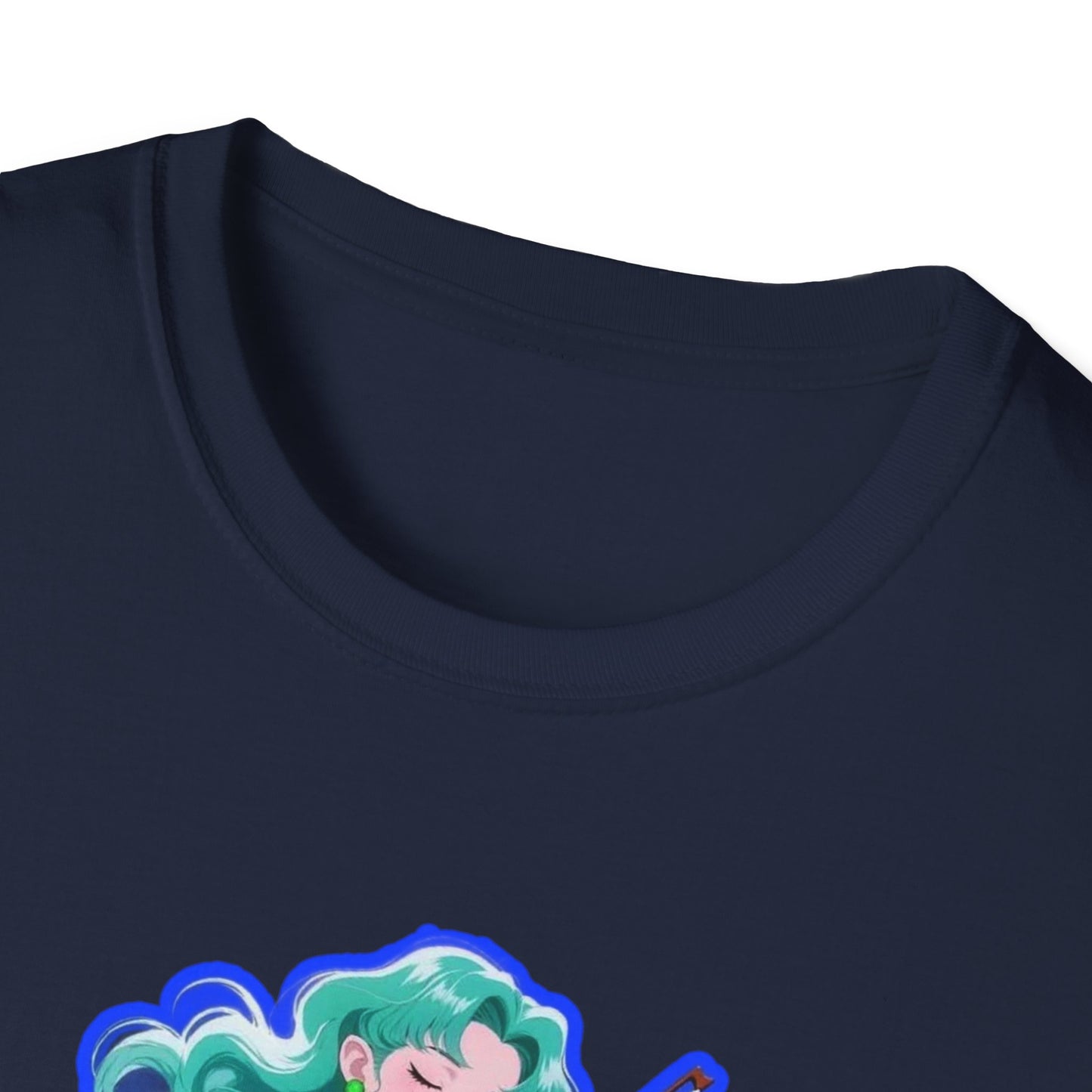 Enchanting Violinist sailor moon 7 Unisex Softstyle T-Shirt, Music Lover Gift, Casual Wear, Concert Tee, Artistic Apparel