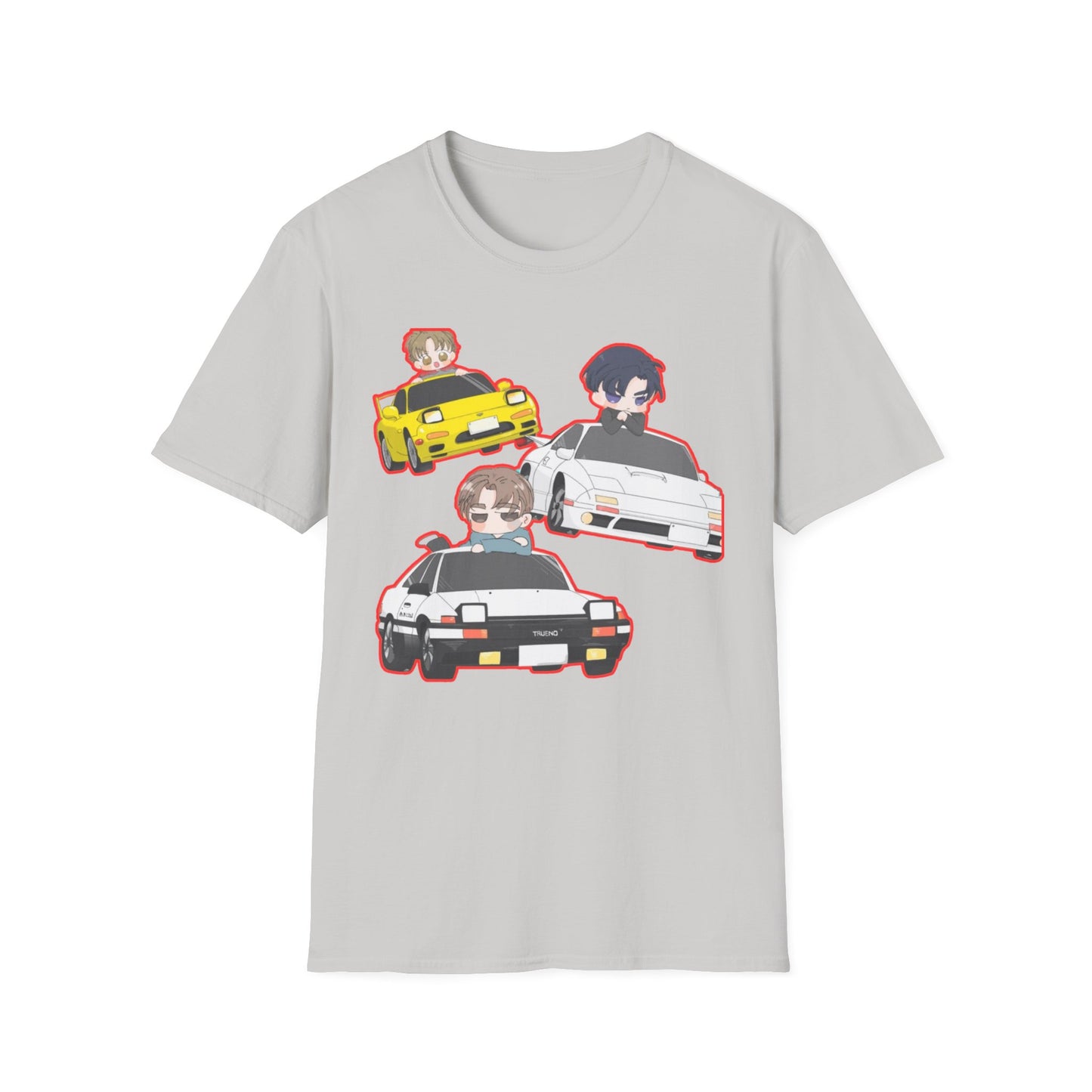Anime Car initial D 2 Enthusiast T-Shirt, Cool Graphic Tee, Unisex Design, Perfect Gift for Gamers, Casual Streetwear, Fun Summer Shirt