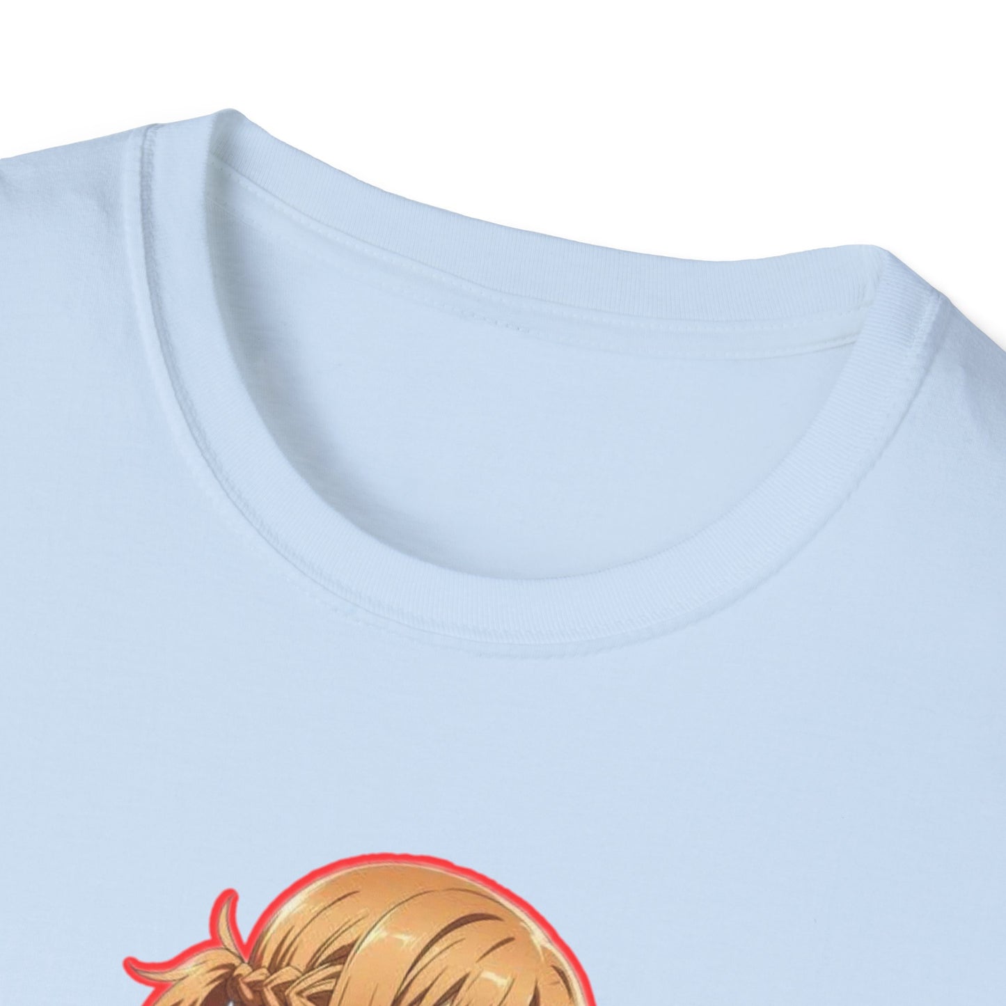 Anime-Inspired worlds of swords  Unisex Softstyle T-Shirt featuring Asuna, Casual Tee, Gift for Anime Fans, Cosplay Apparel, Perfect for Birthdays, [...]