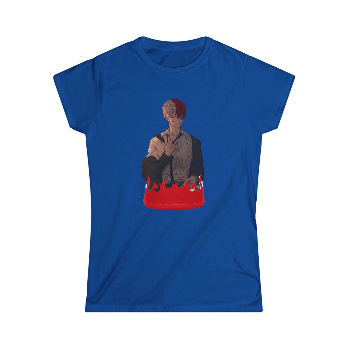 Hero life todo style 2 Tee for Fans, Casual Wear, Gift for Her, Anime Merch, Birthday Present, Cute T-Shirt