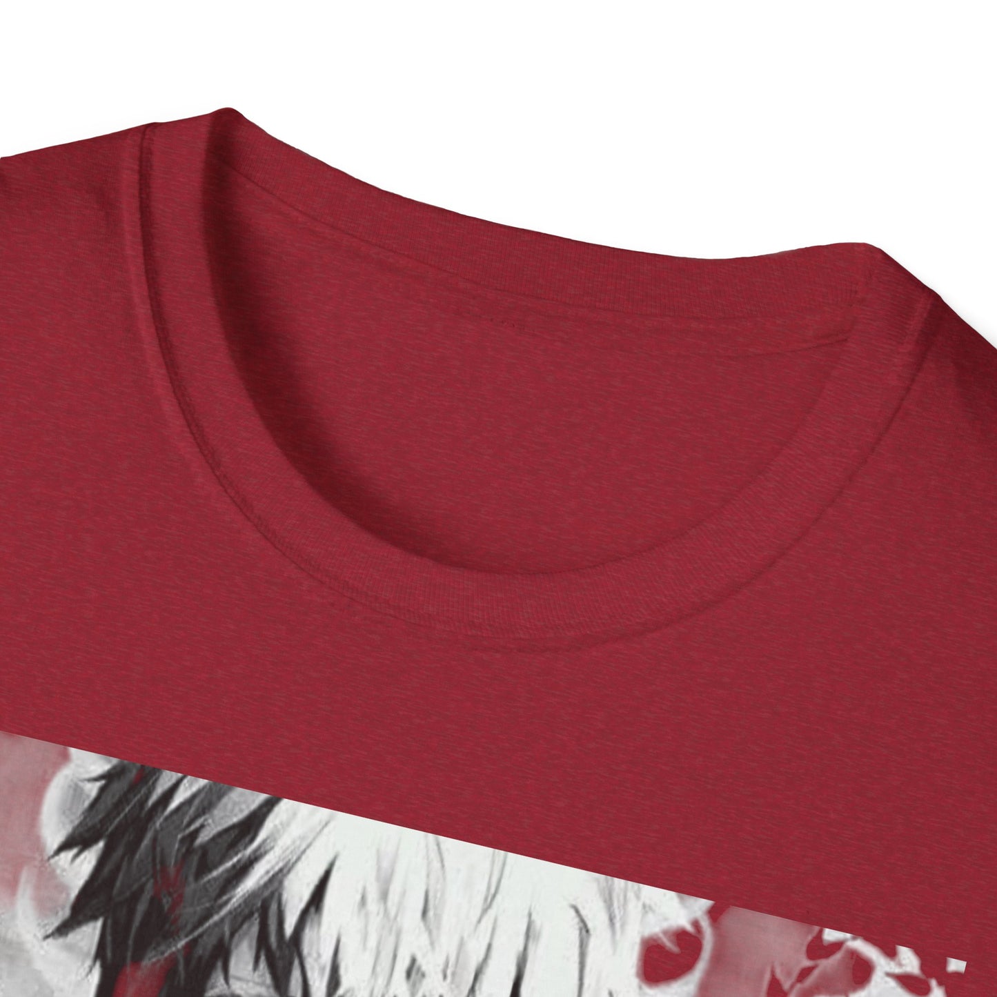 Anime Art Unisex tokyo ghoul style 2Softstyle T-Shirt | Perfect Gift for Fans, Graphic Tee, Casual Wear, Cosplay, Every Day Comfort
