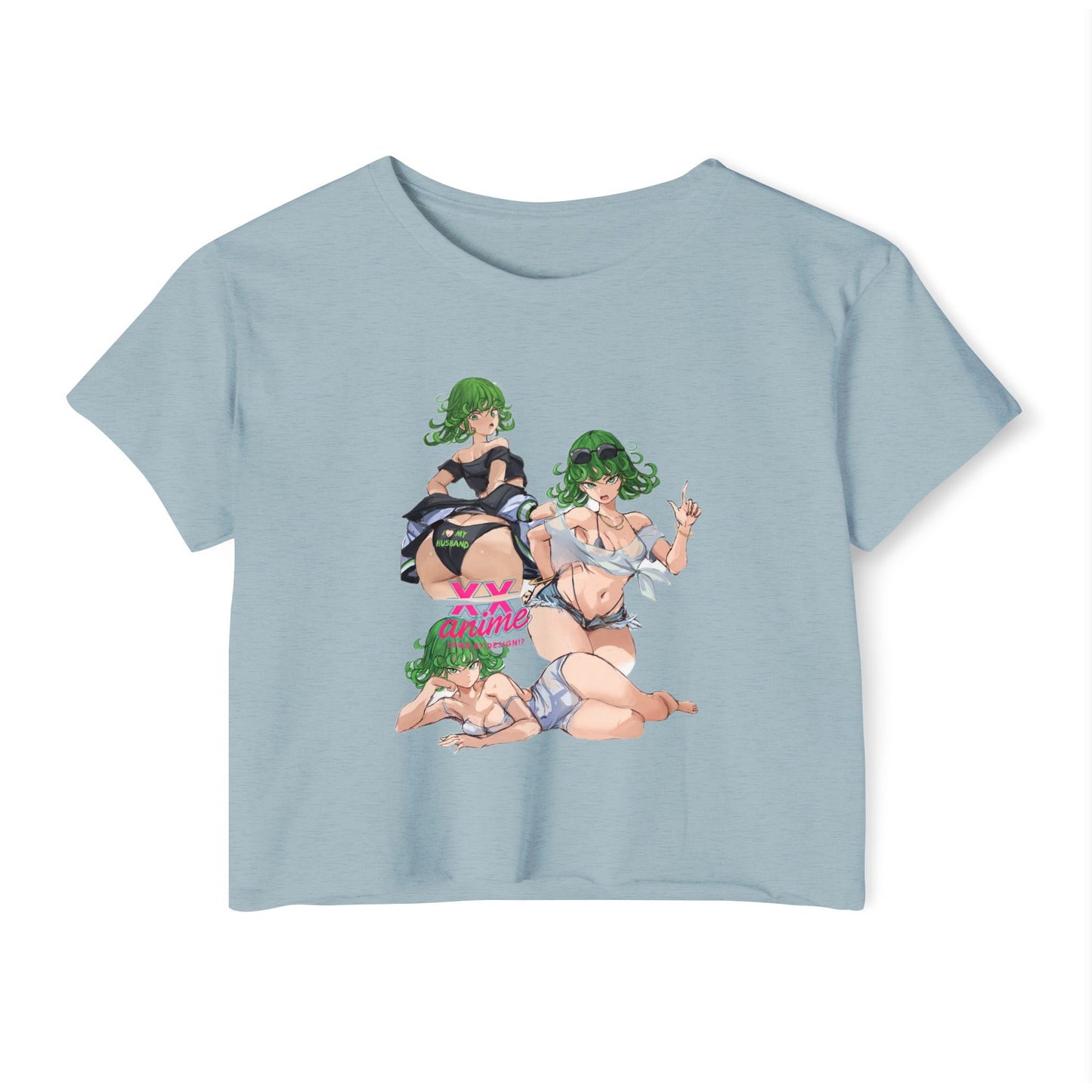 Anime-Inspired Women's Festival Crop Top, Cute Summer Top, Party Wear, Trendy Apparel, Anime Lover Gift, Festival Fashion