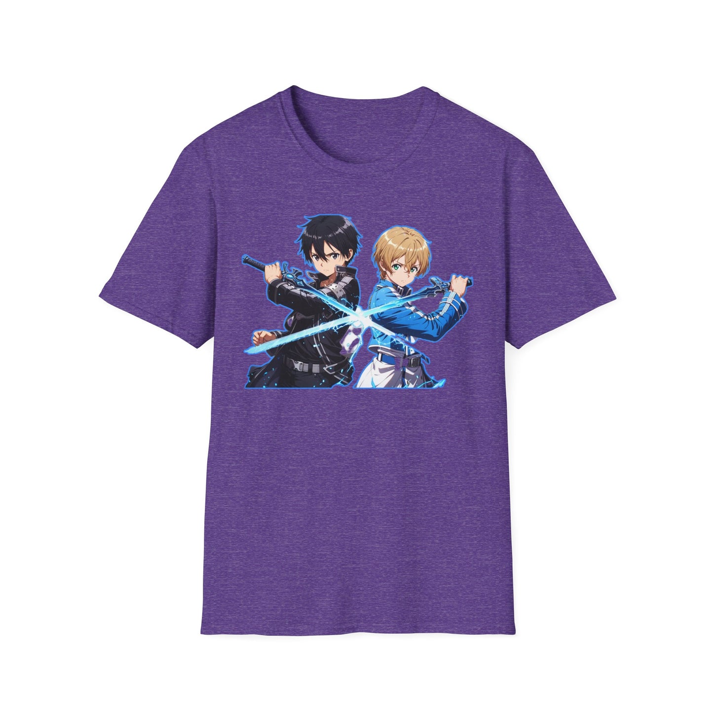 Anime-Inspired sao 10 Unisex Softstyle T-Shirt, Casual Wear, Gift for Otaku, Birthday Present, Soft Graphic Tee