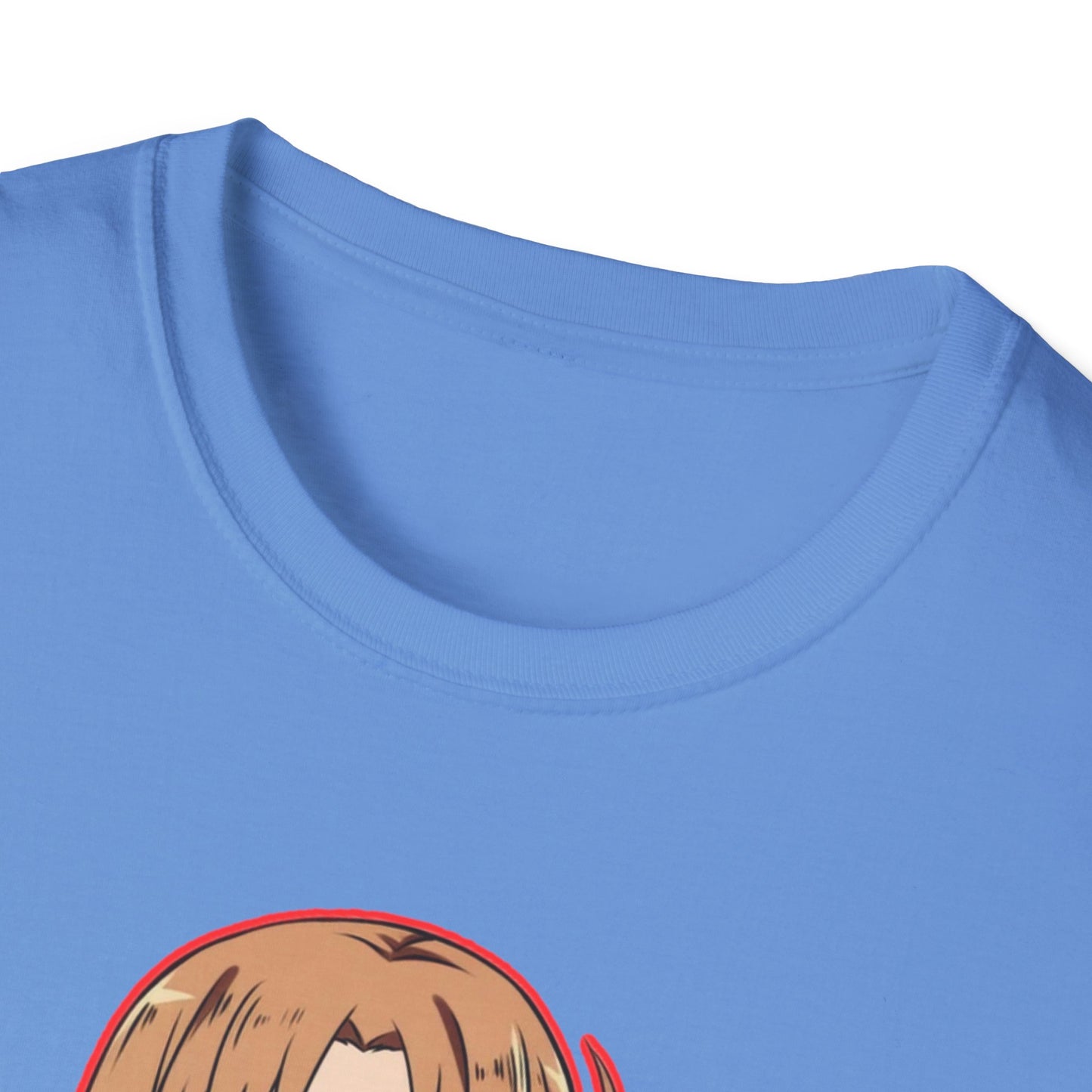 Anime Character Pancakes  sao Unisex Softstyle T-Shirt, Cute Graphic Tee, Gift for Fans, Casual Wear, Cosplay Event